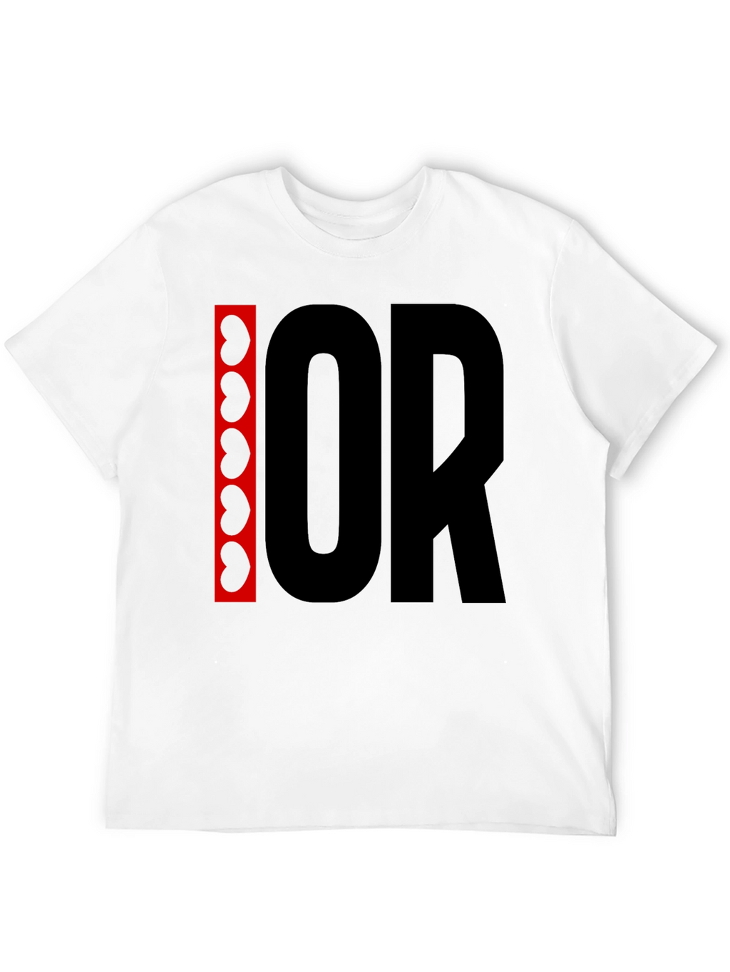 I Heart OR Black Graphic Tee Kidney Design