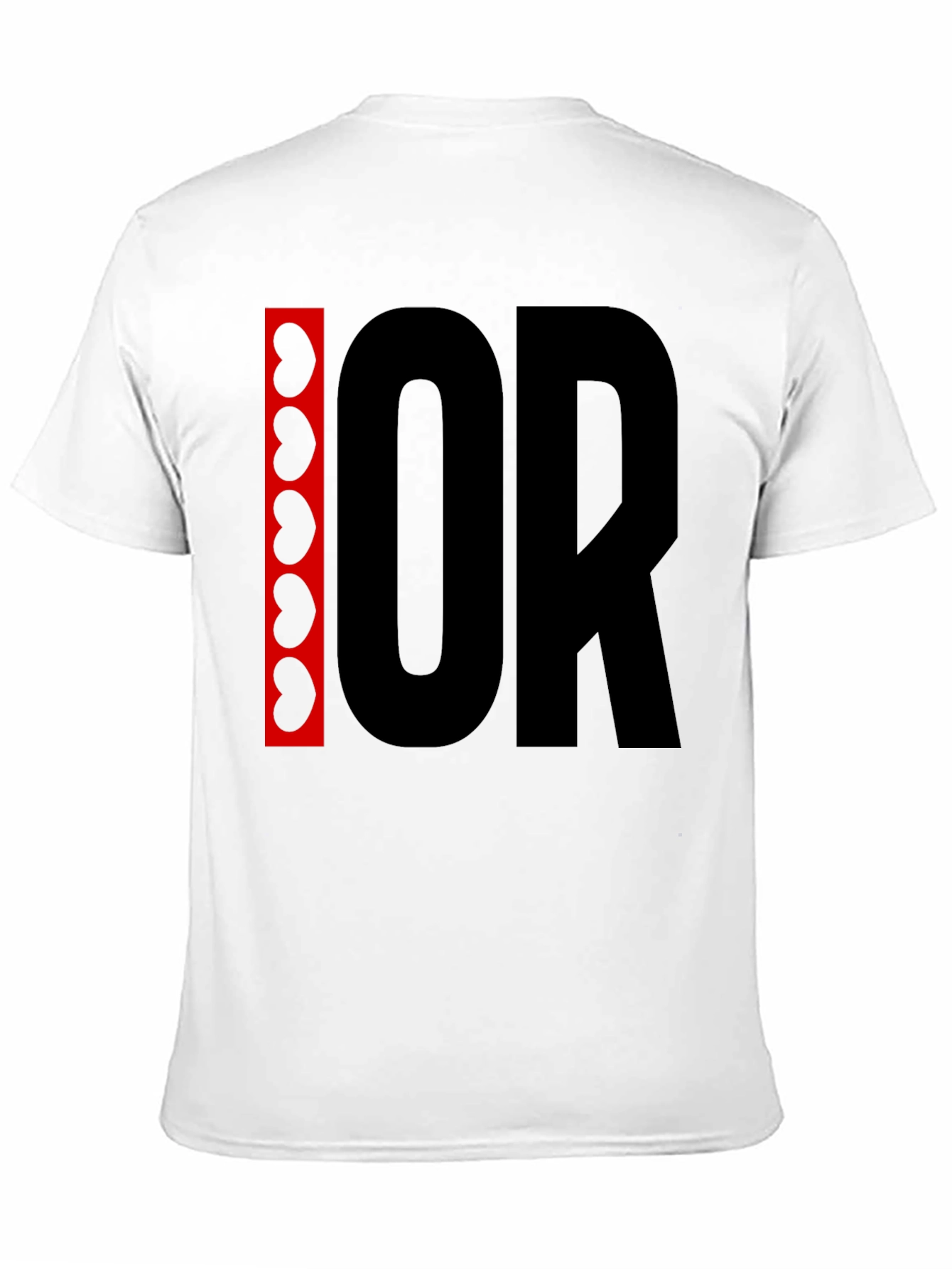 I Heart OR Black Graphic Tee Kidney Design