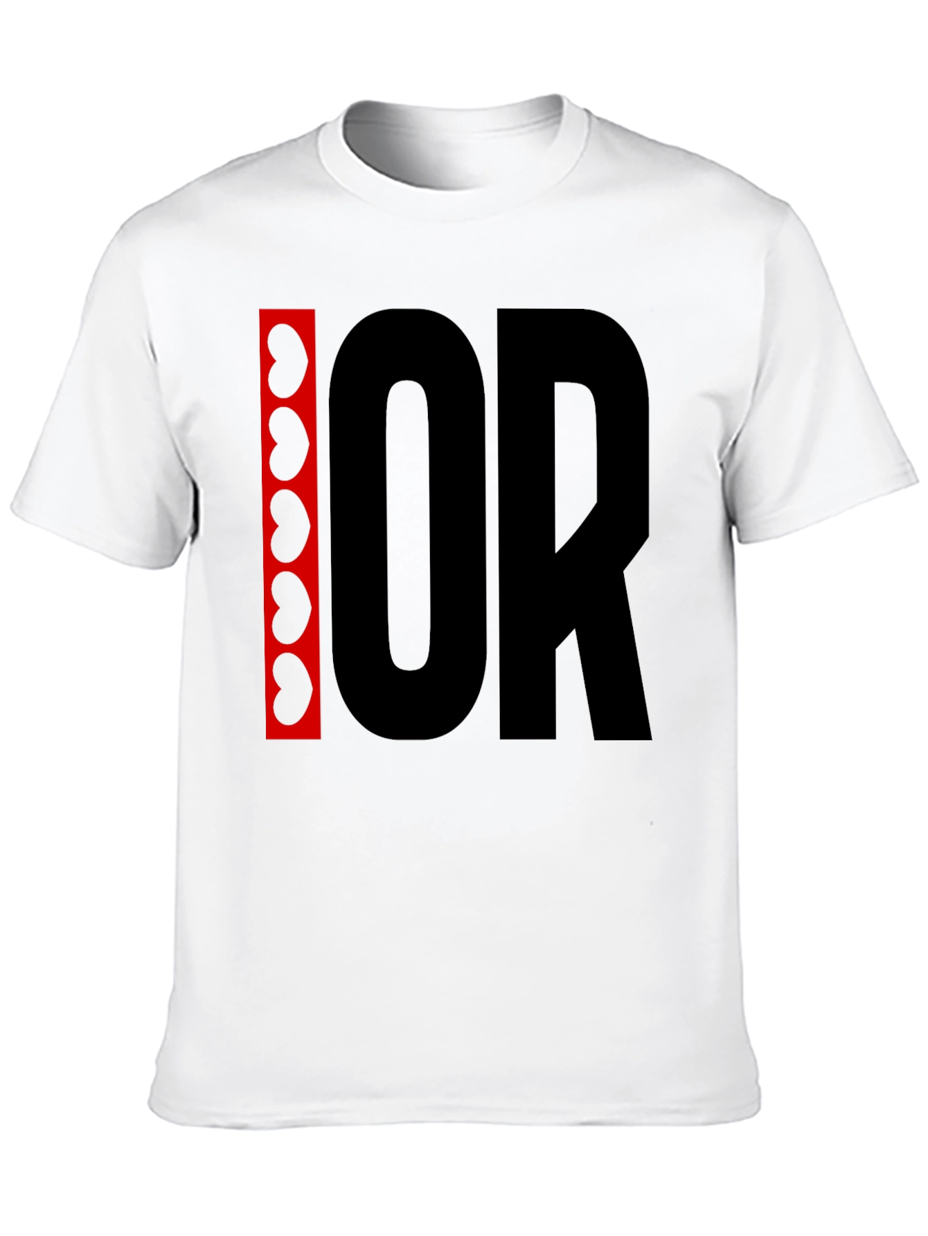 I Heart OR Black Graphic Tee Kidney Design
