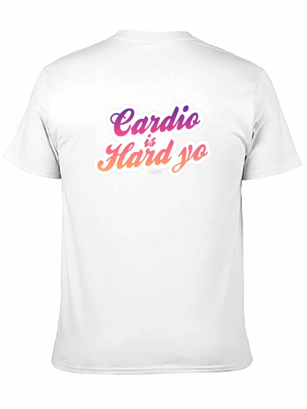 Cardio is Hard Yo Funny Workout T-Shirt