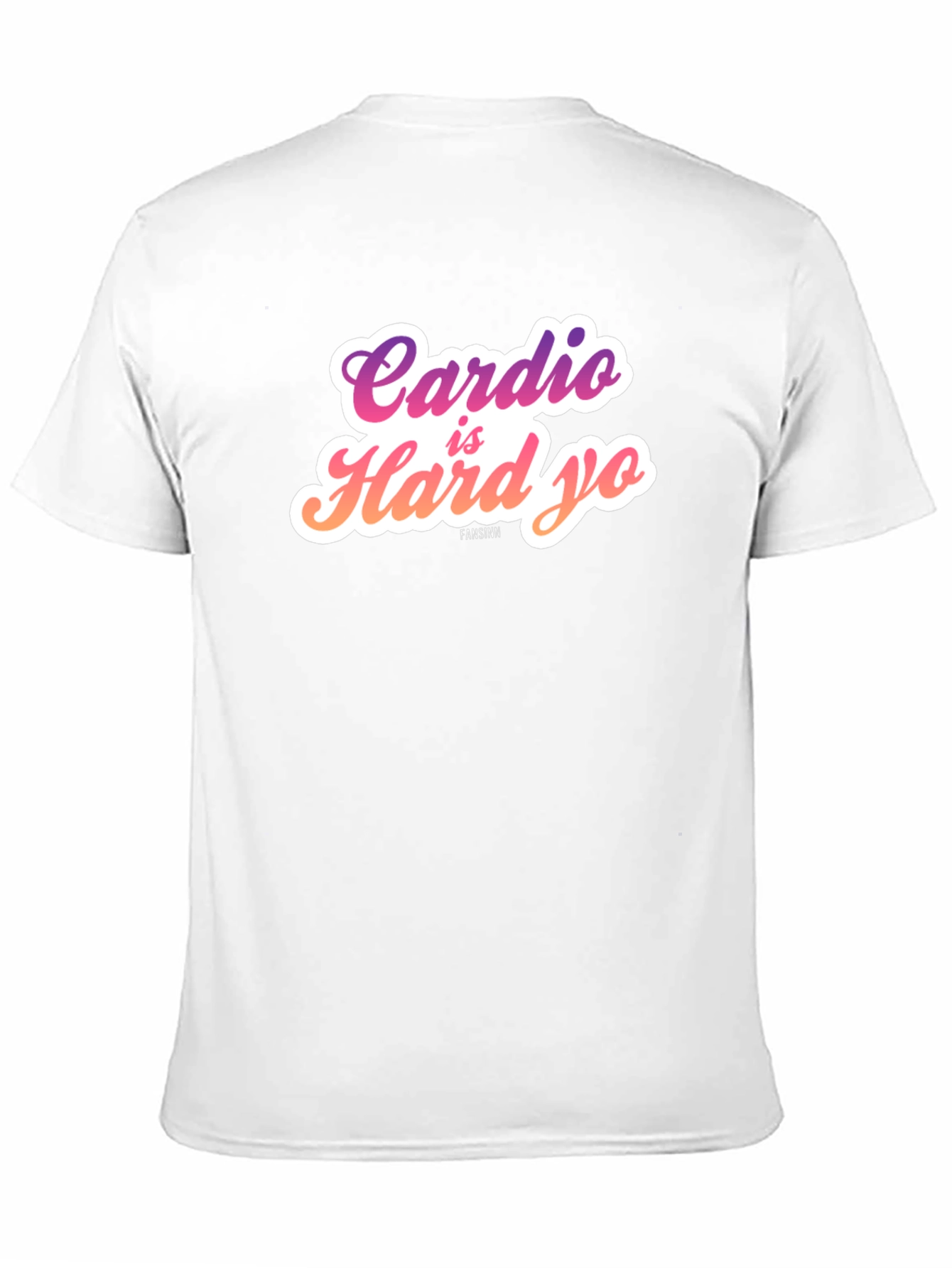 Cardio is Hard Yo Funny Workout T-Shirt