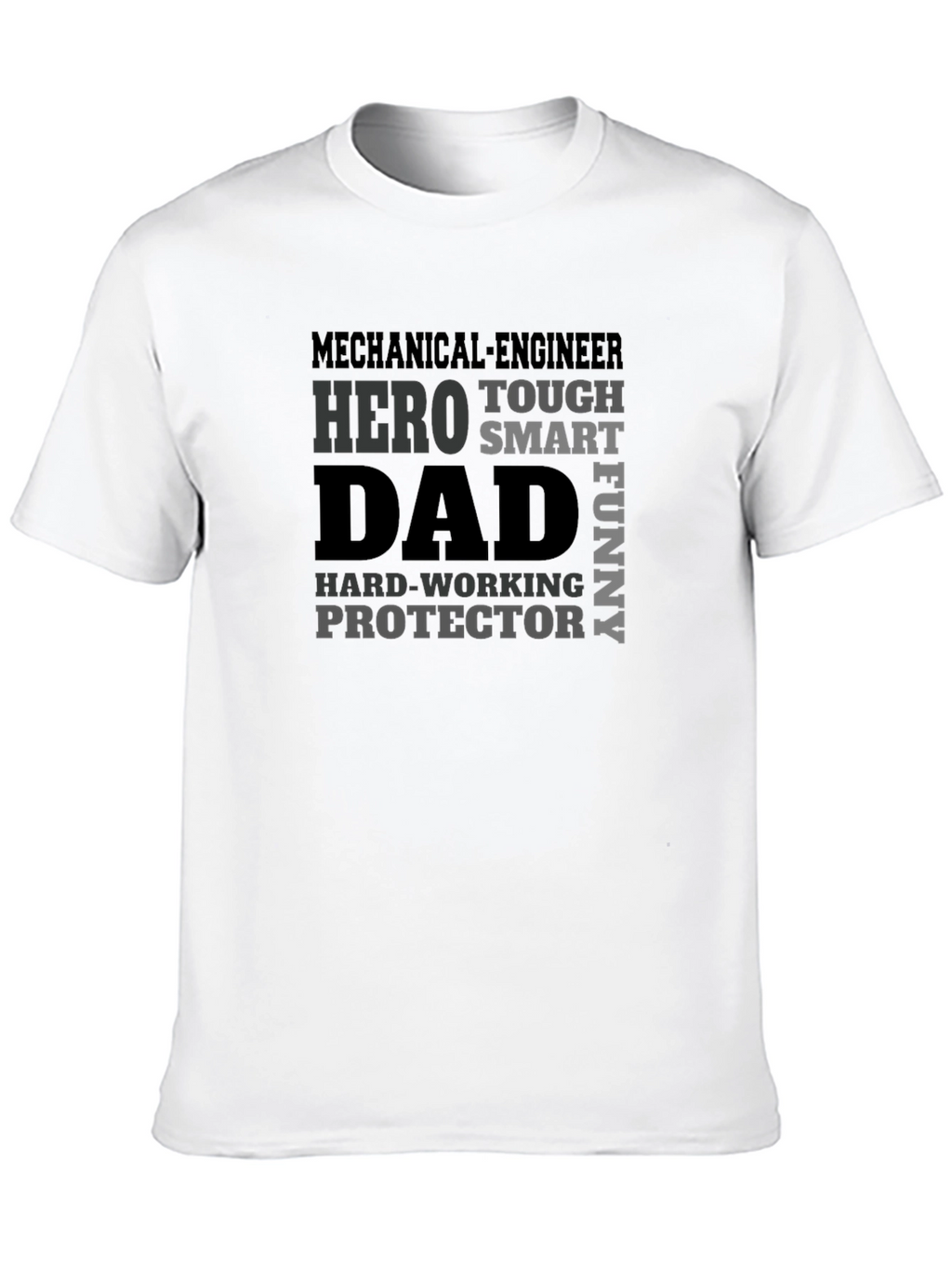 Mechanical Engineer Dad Hero Protector T-Shirt