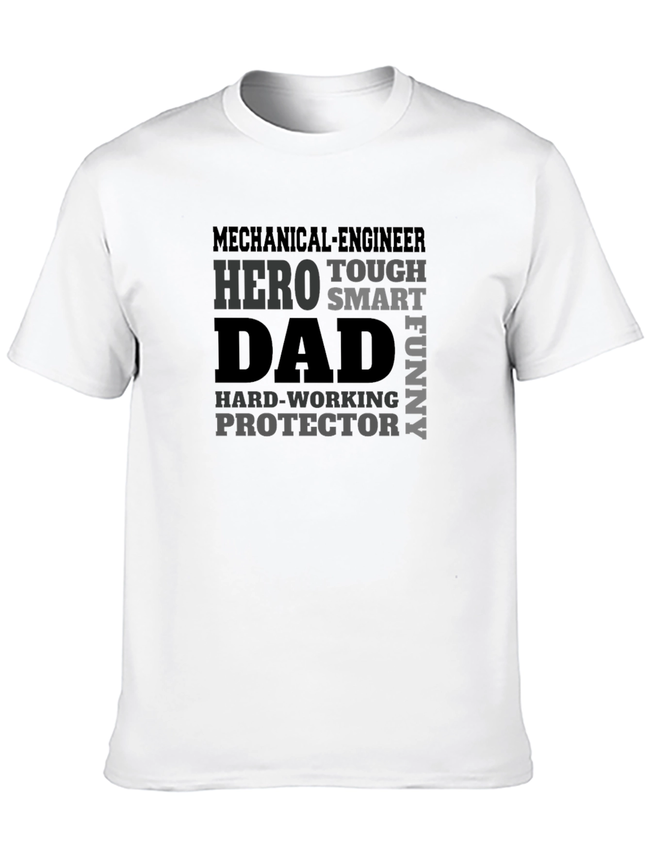 Mechanical Engineer Dad Hero Protector T-Shirt