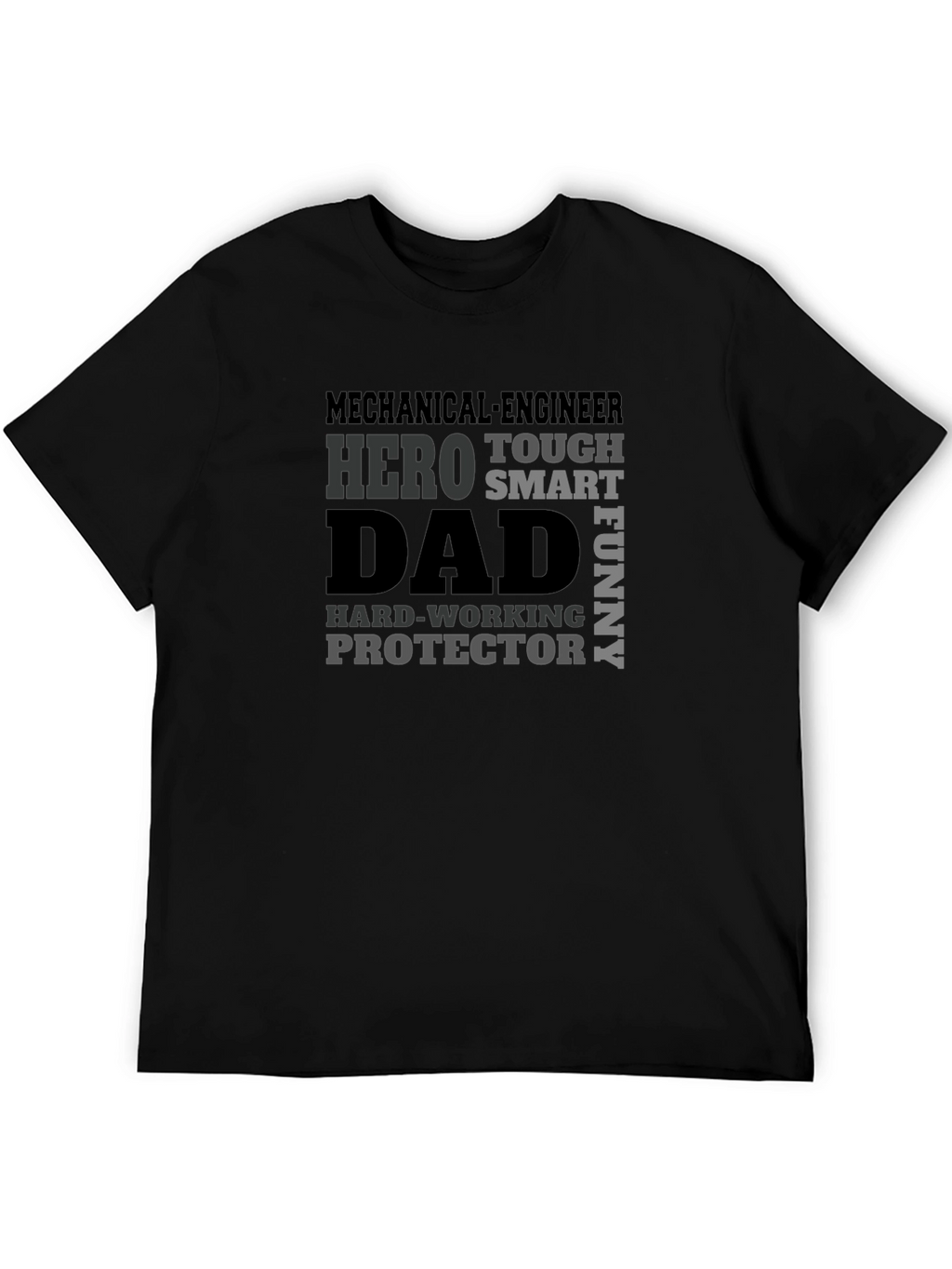 Mechanical Engineer Dad Hero Protector T-Shirt