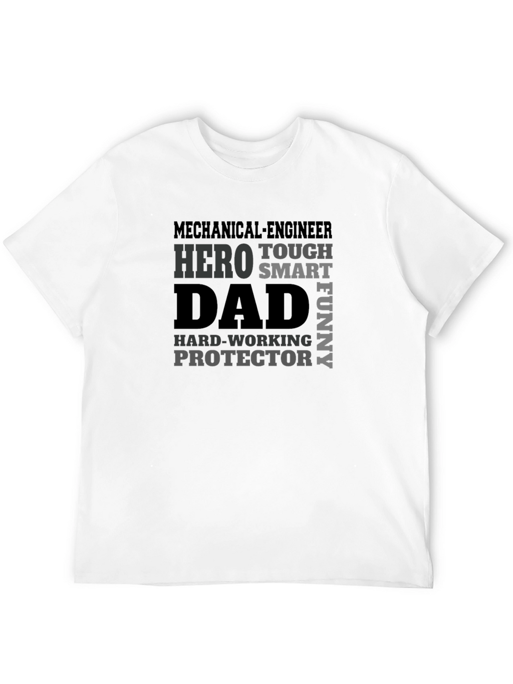 Mechanical Engineer Dad Hero Protector T-Shirt