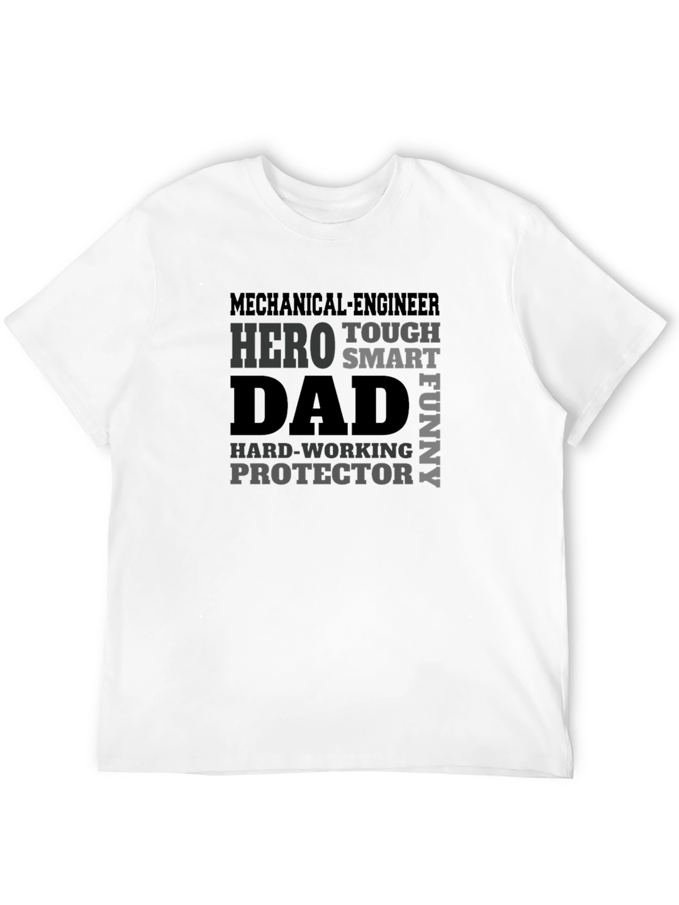 Mechanical Engineer Dad Hero Protector T-Shirt