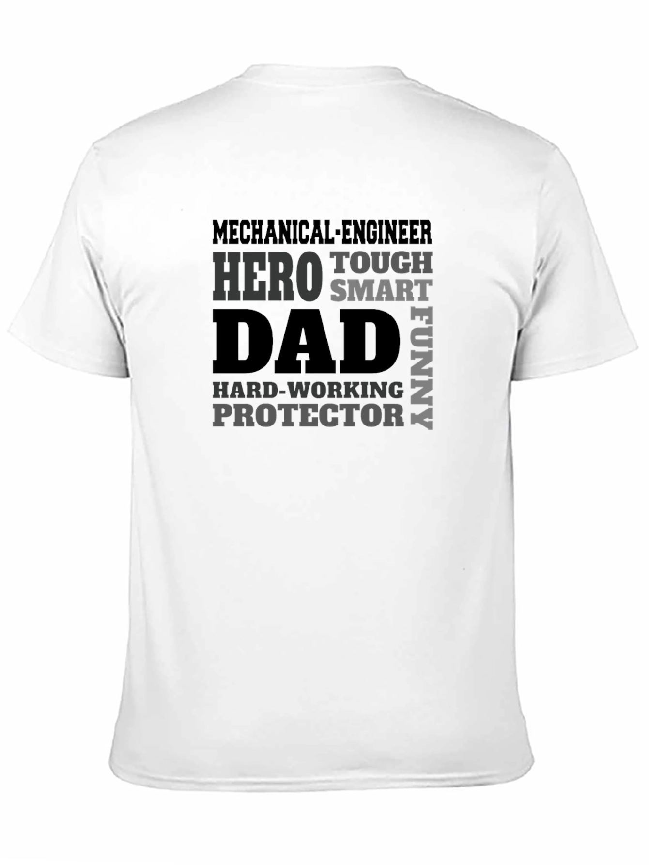 Mechanical Engineer Dad Hero Protector T-Shirt