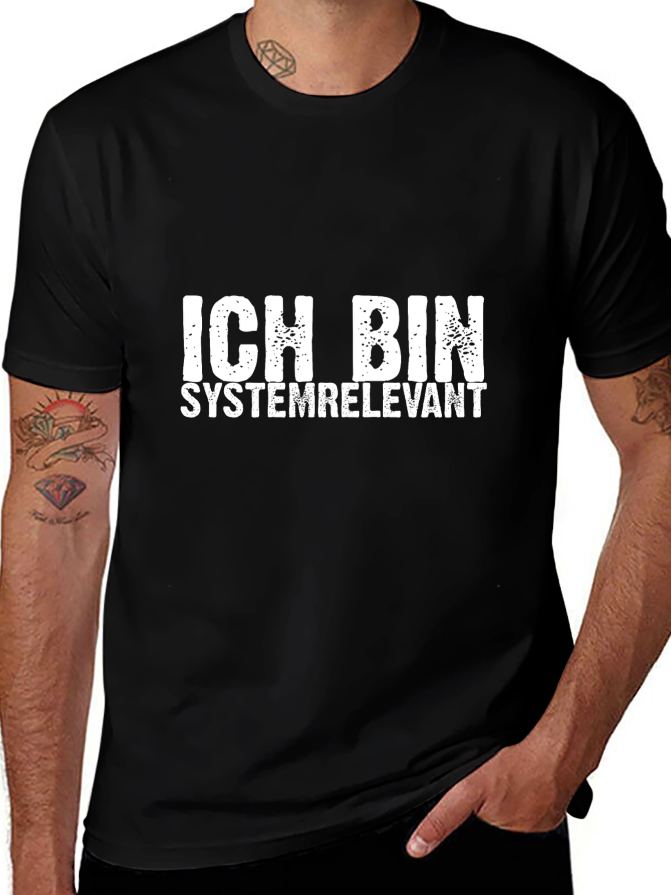 Ich Bin Systemrelevant T-Shirt - Essential Worker