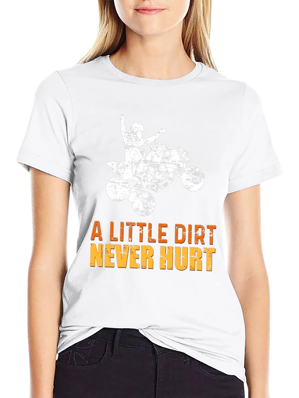 Dirt Bike T-Shirt - A Little Dirt Never Hurt