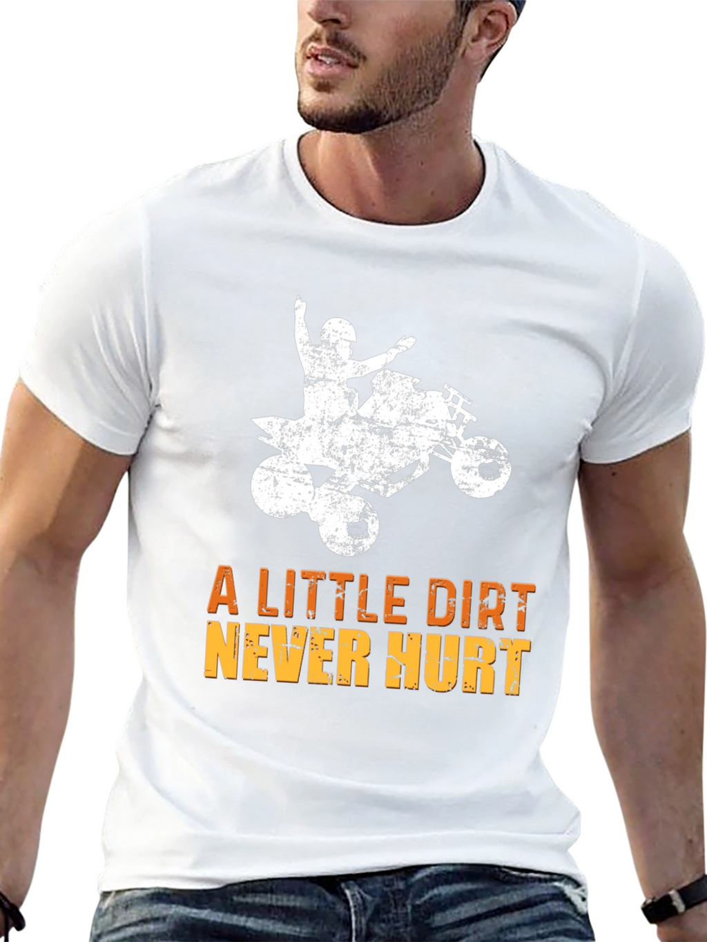 Dirt Bike T-Shirt - A Little Dirt Never Hurt