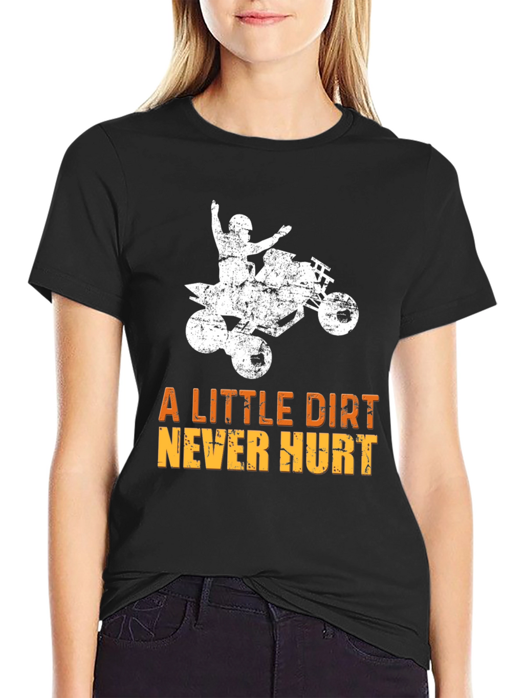 Dirt Bike T-Shirt - A Little Dirt Never Hurt
