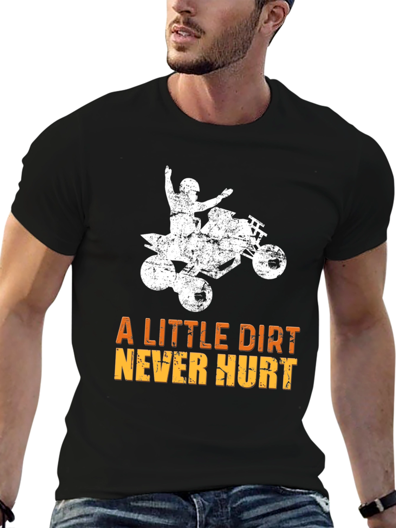 Dirt Bike T-Shirt - A Little Dirt Never Hurt