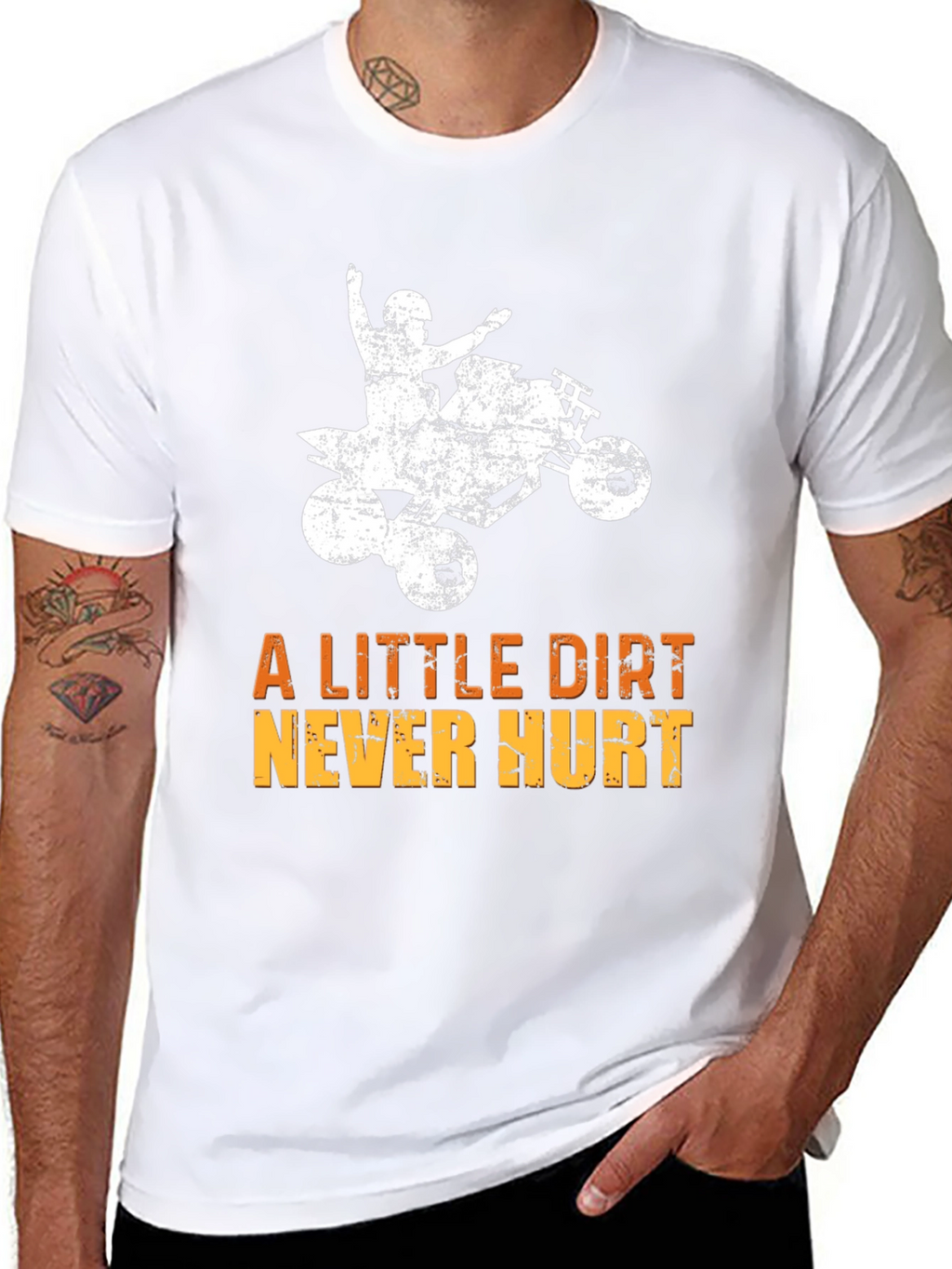 Dirt Bike T-Shirt - A Little Dirt Never Hurt