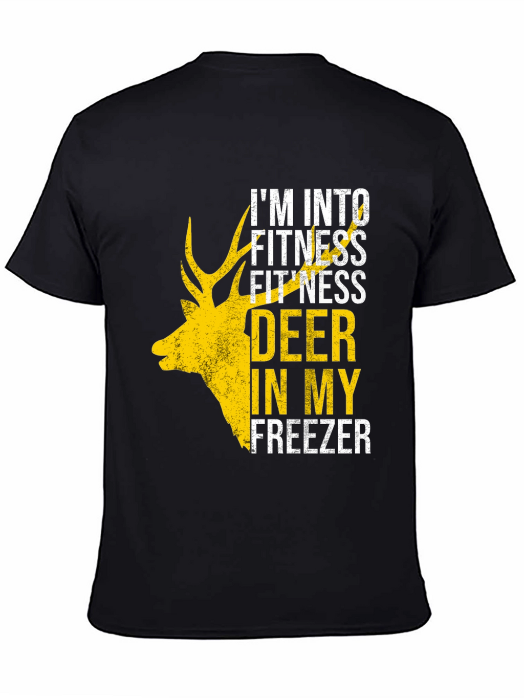 Fitness Deer Freezer Funny Graphic Tee