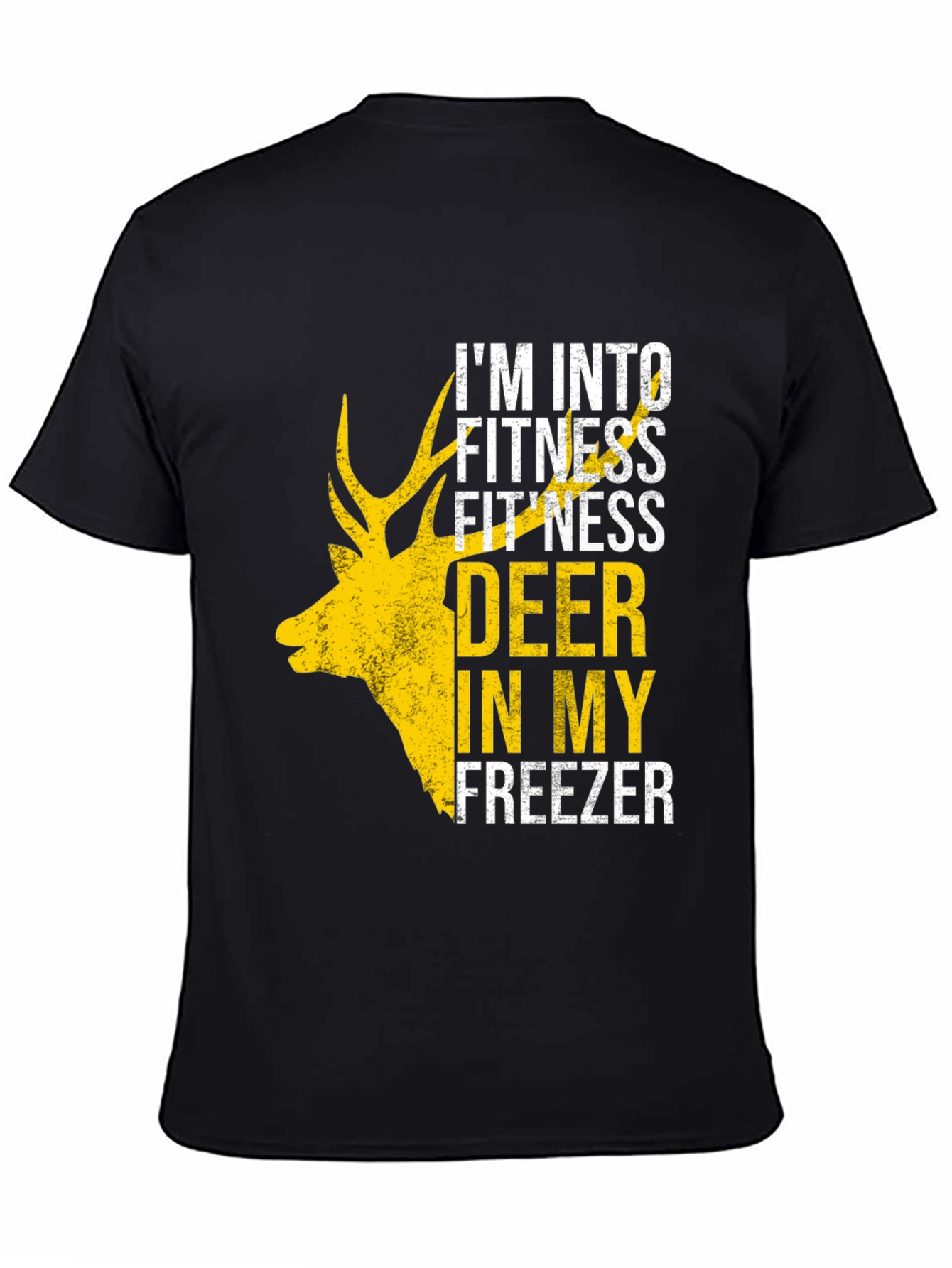 Fitness Deer Freezer Funny Graphic Tee