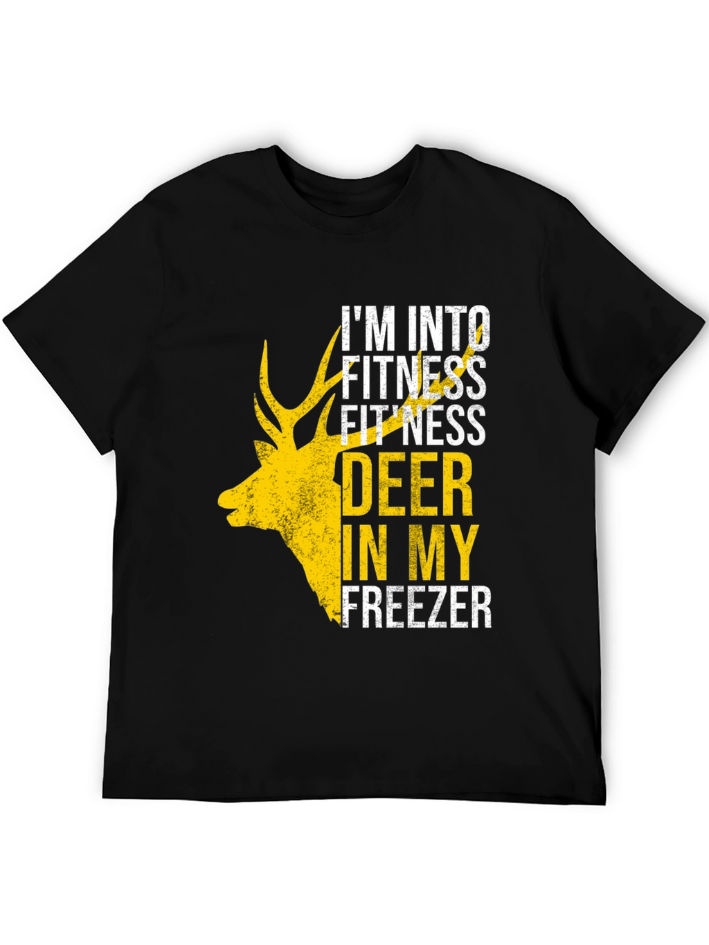 Fitness Deer Freezer Funny Graphic Tee