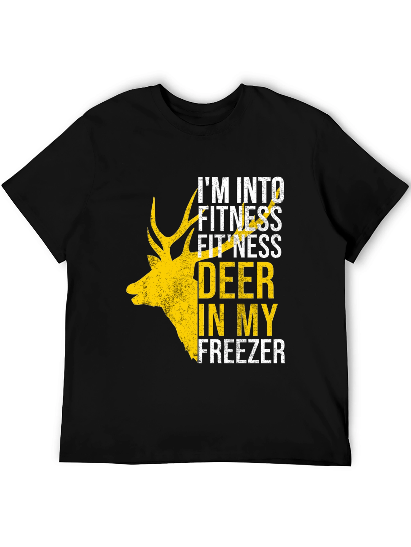 Fitness Deer Freezer Funny Graphic Tee