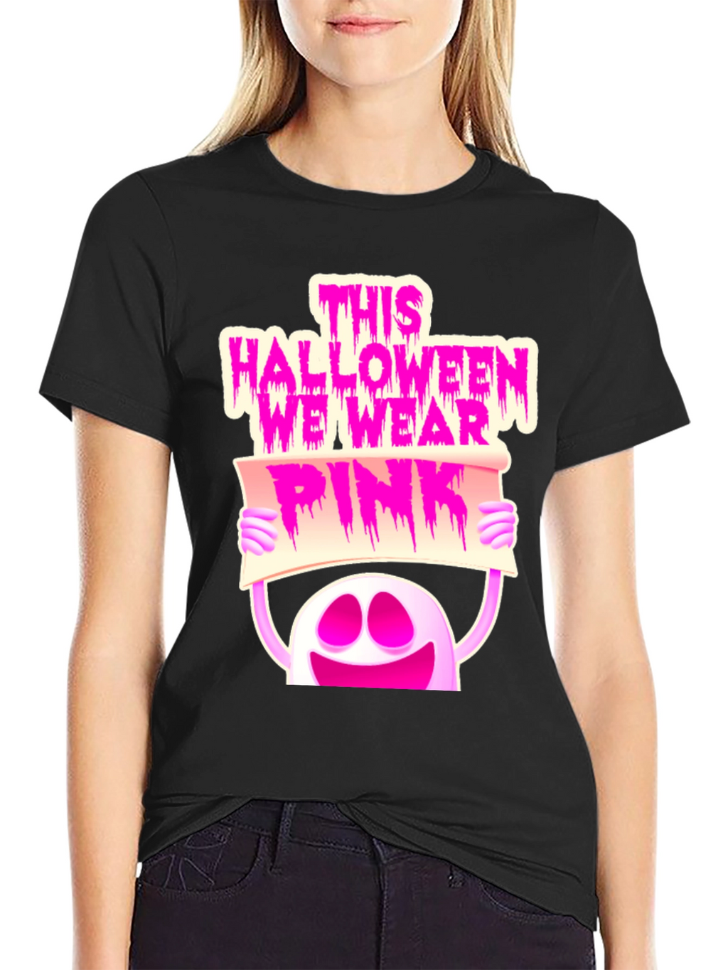 Halloween Pink T-Shirt