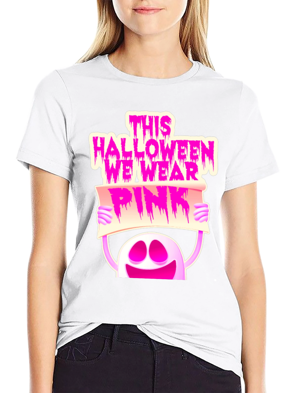 Halloween Pink T-Shirt