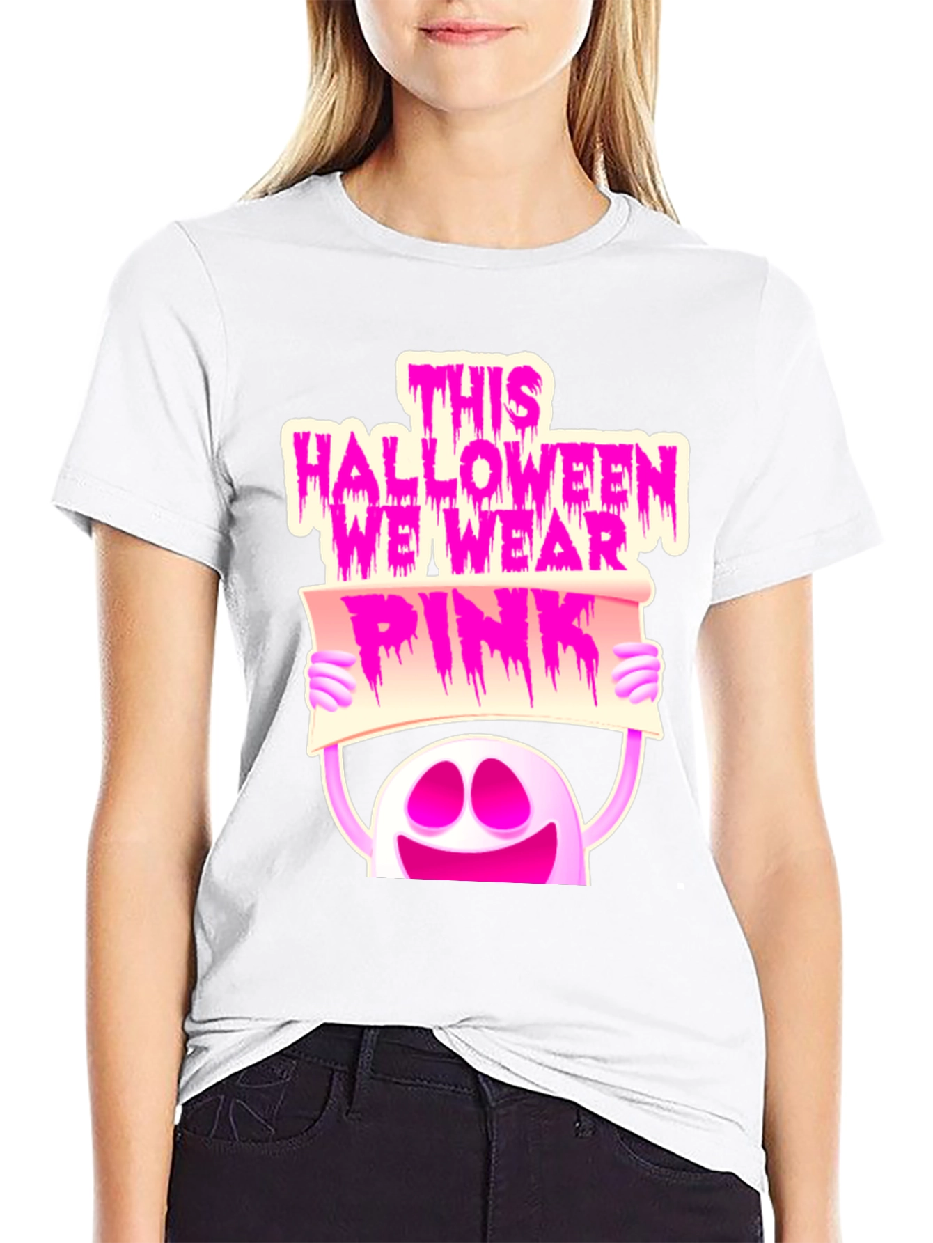Halloween Pink T-Shirt