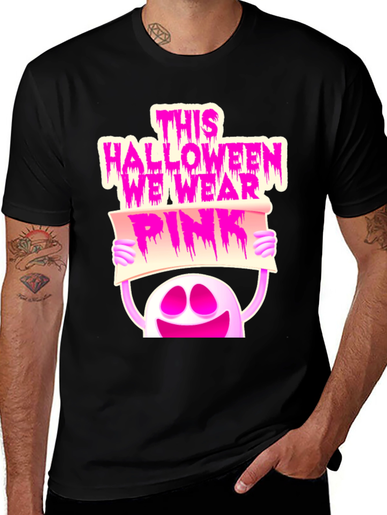 Halloween Pink T-Shirt