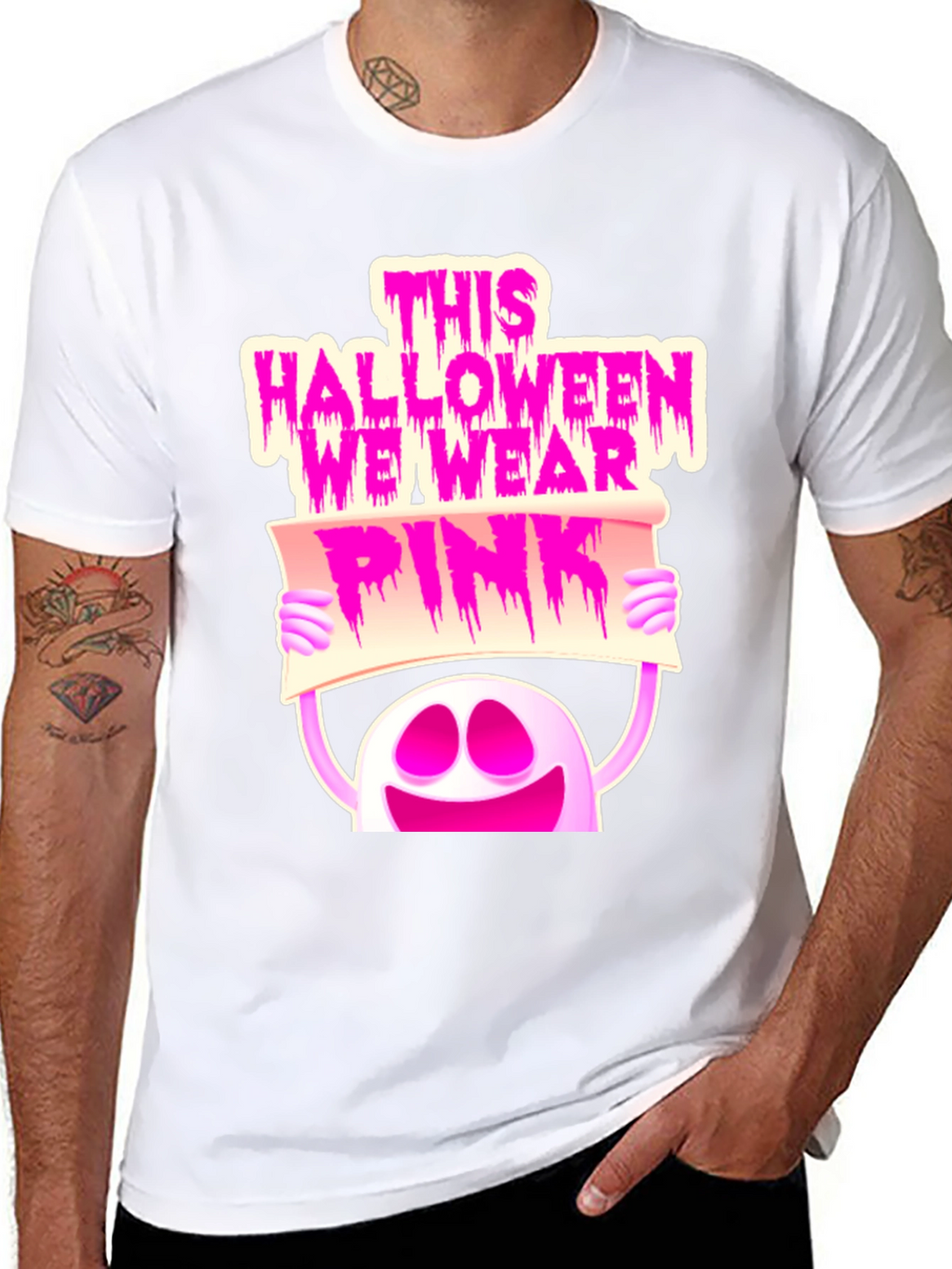 Halloween Pink T-Shirt