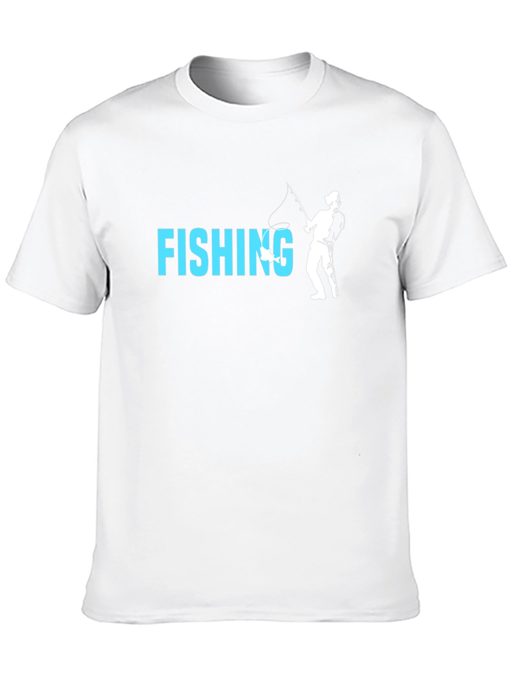 Fishing Graphic T-Shirt - Black Cotton Tee