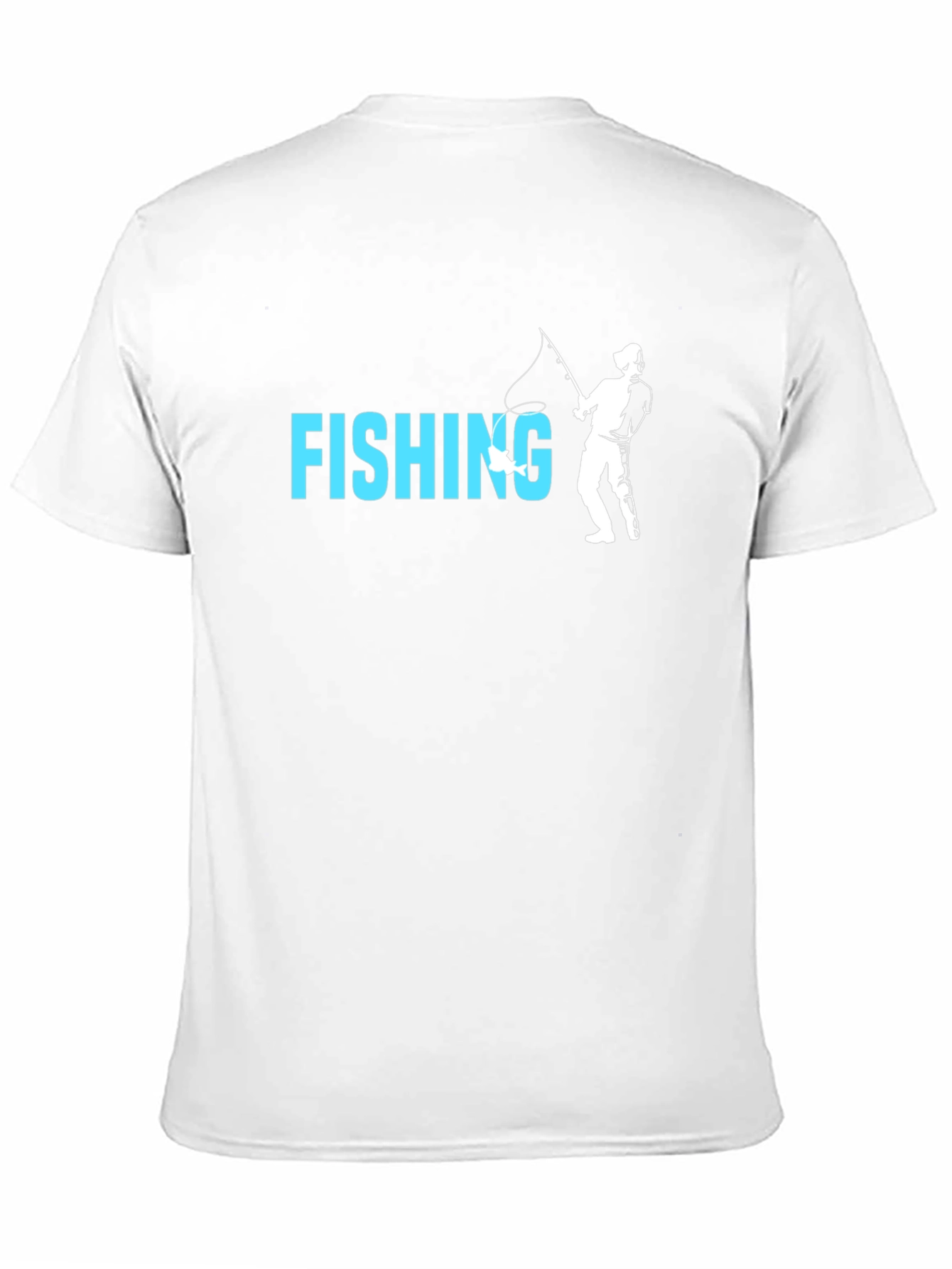 Fishing Graphic T-Shirt - Black Cotton Tee