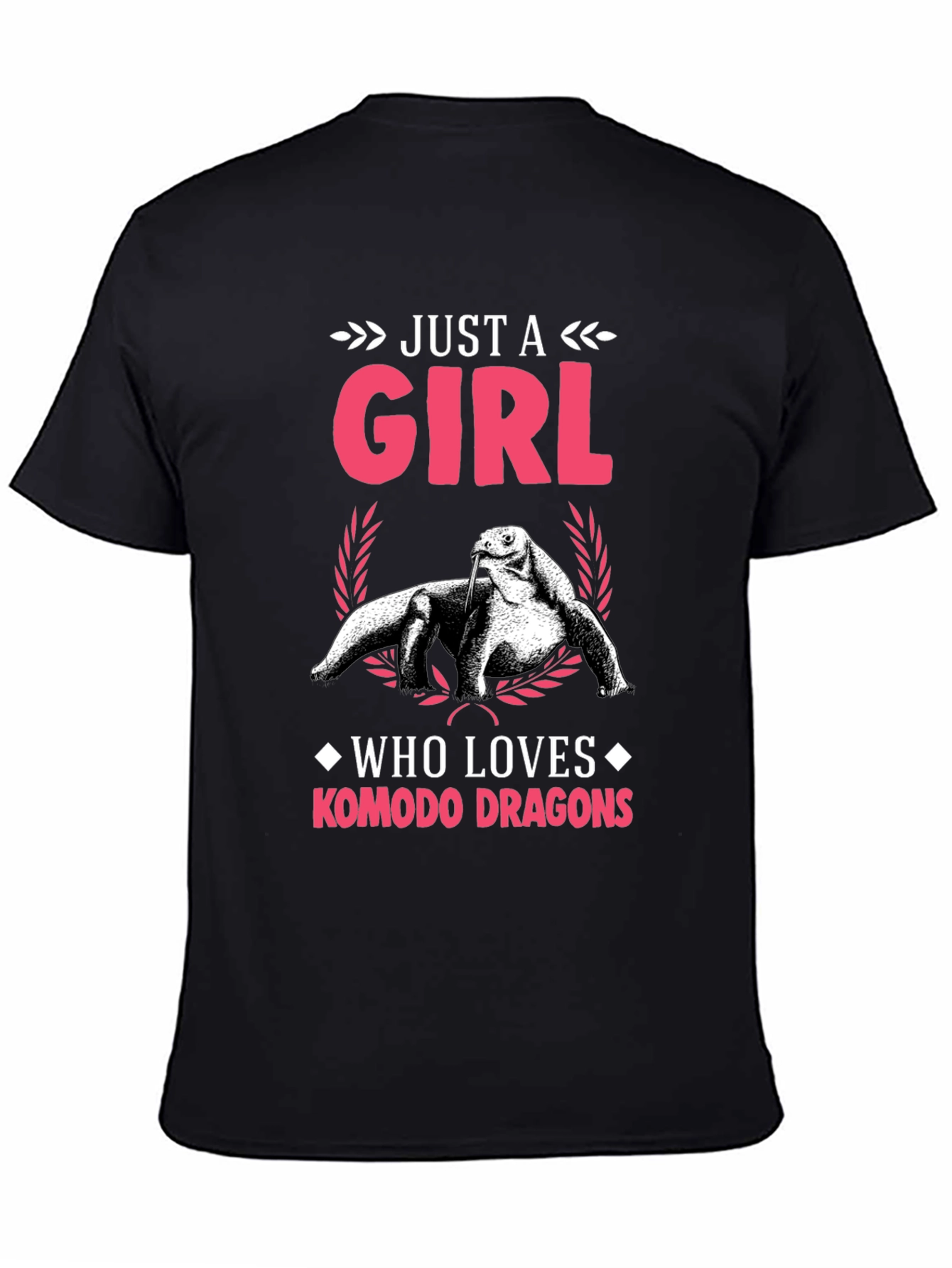 Komodo Dragon Lover T-Shirt - Just A Girl Who Loves Komodo Dragons Tee