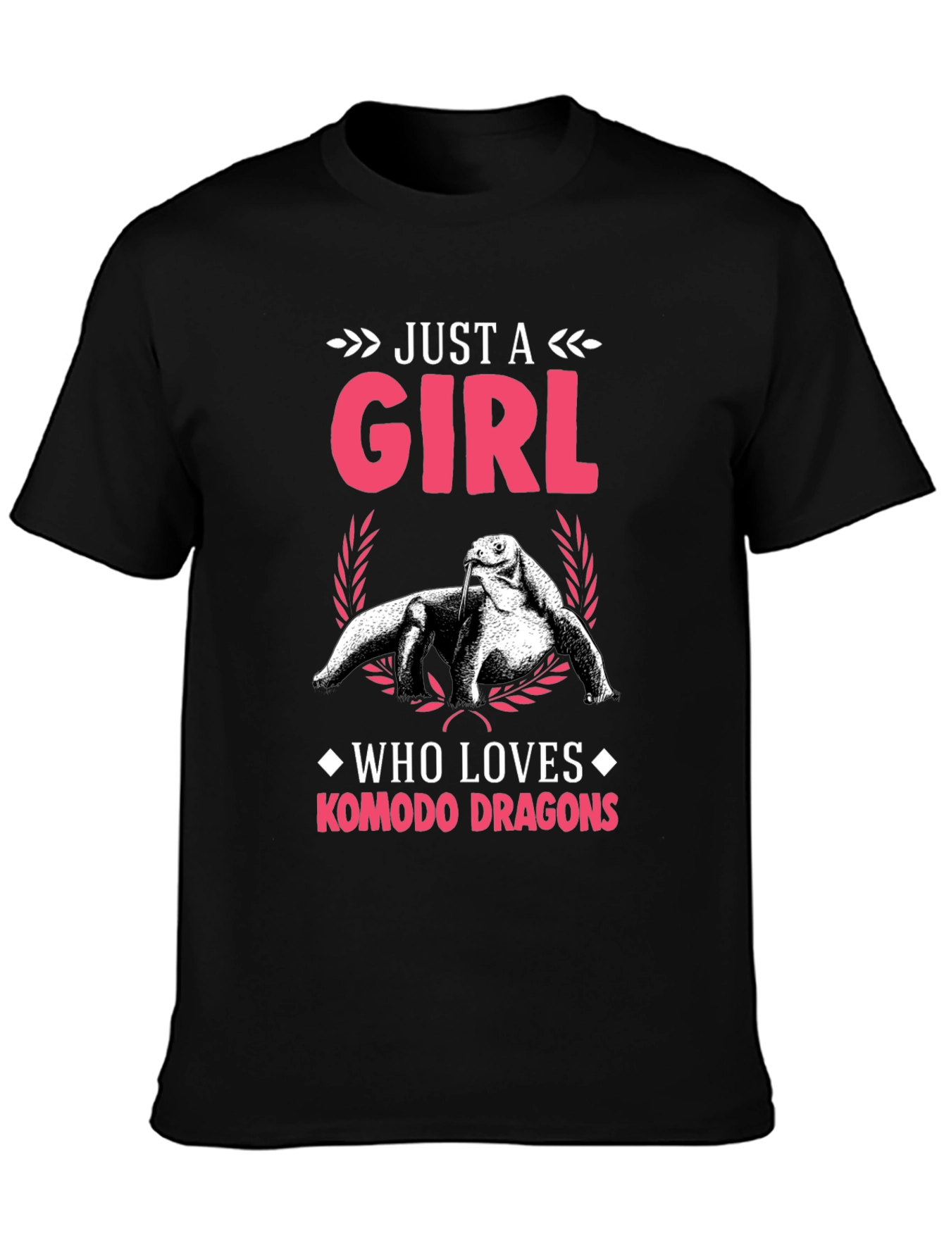 Komodo Dragon Lover T-Shirt - Just A Girl Who Loves Komodo Dragons Tee