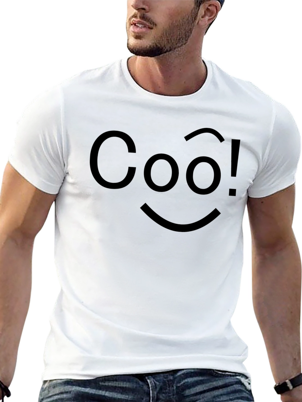 Cool! Graphic Tee - Black Cotton T-Shirt