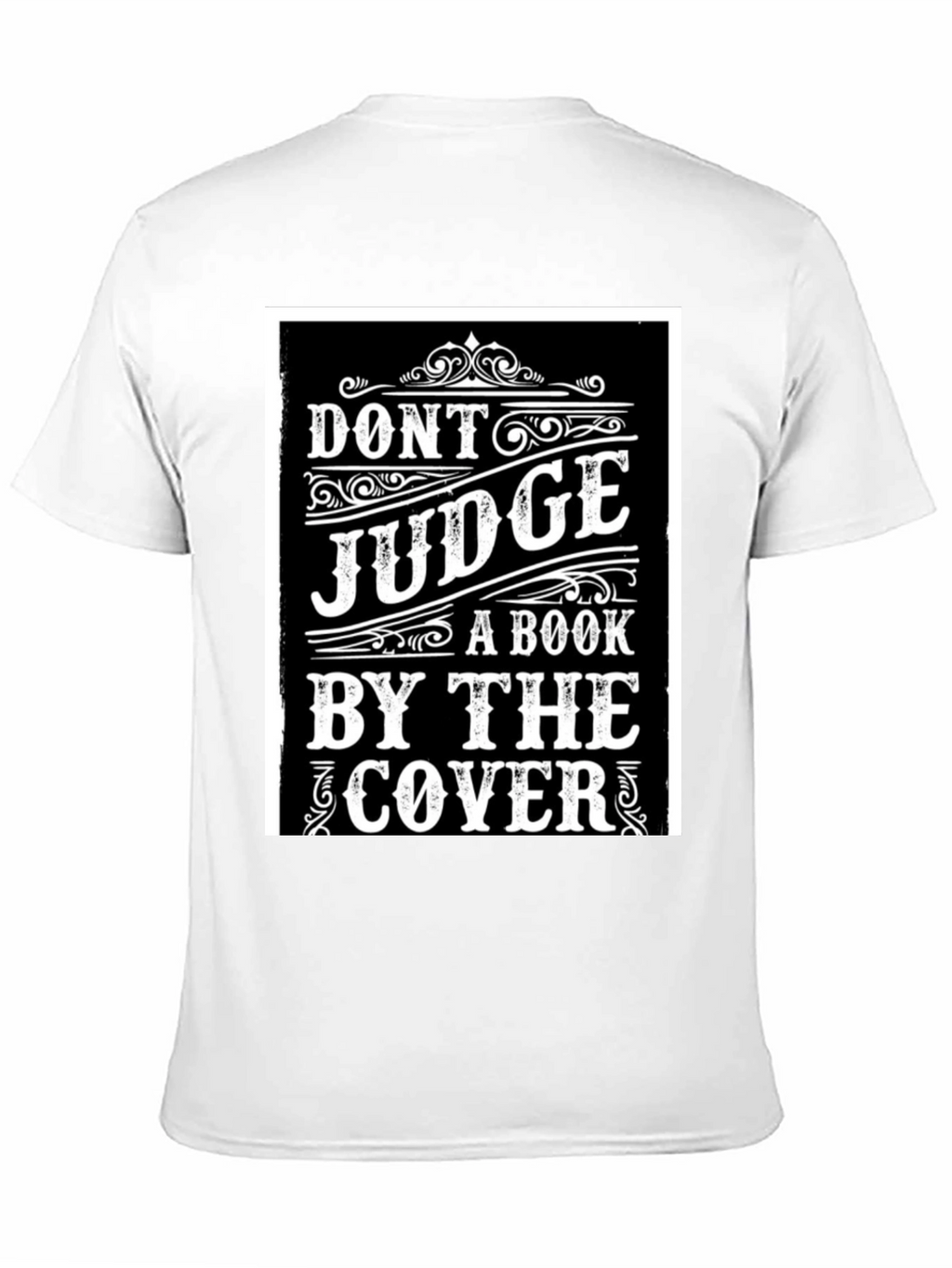 Dont Judge a Book T-Shirt - Black Graphic Tee