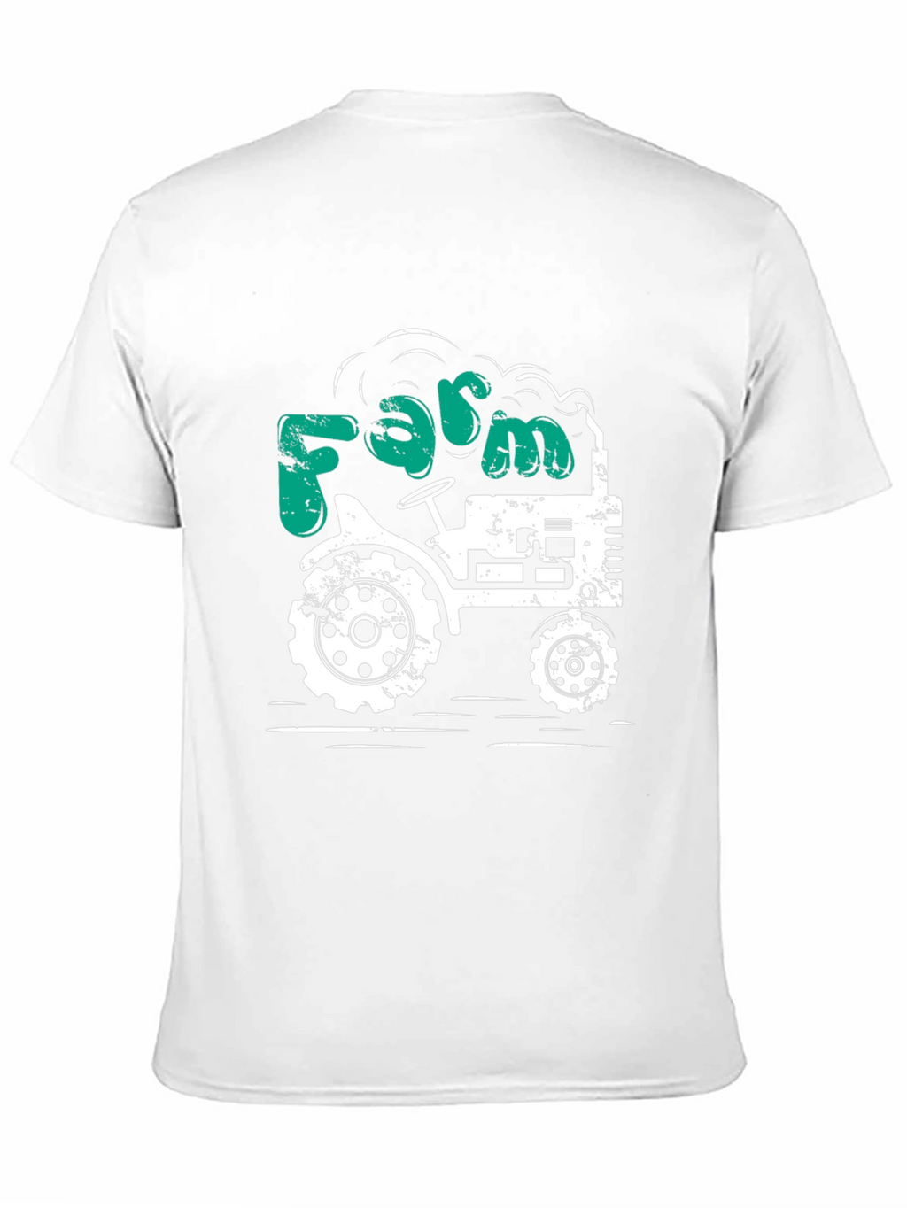 Farm Tractor Graphic Tee - Mens Black T-Shirt