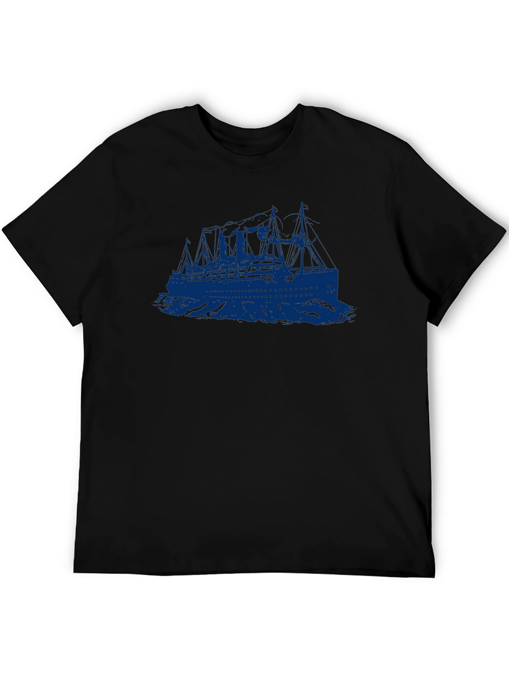 Titanic Graphic T-Shirt - Retro Ocean Liner Tee