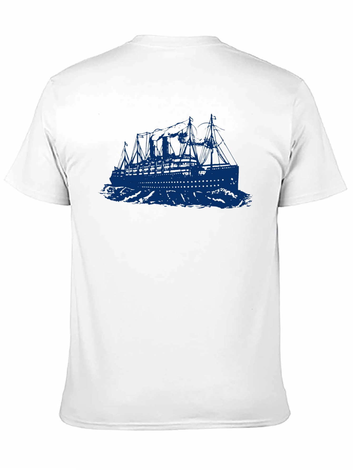 Titanic Graphic T-Shirt - Retro Ocean Liner Tee