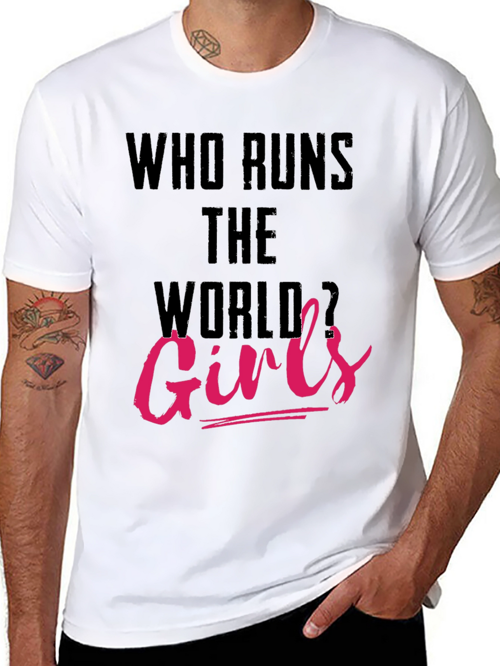 Who Runs The World Girls T-Shirt