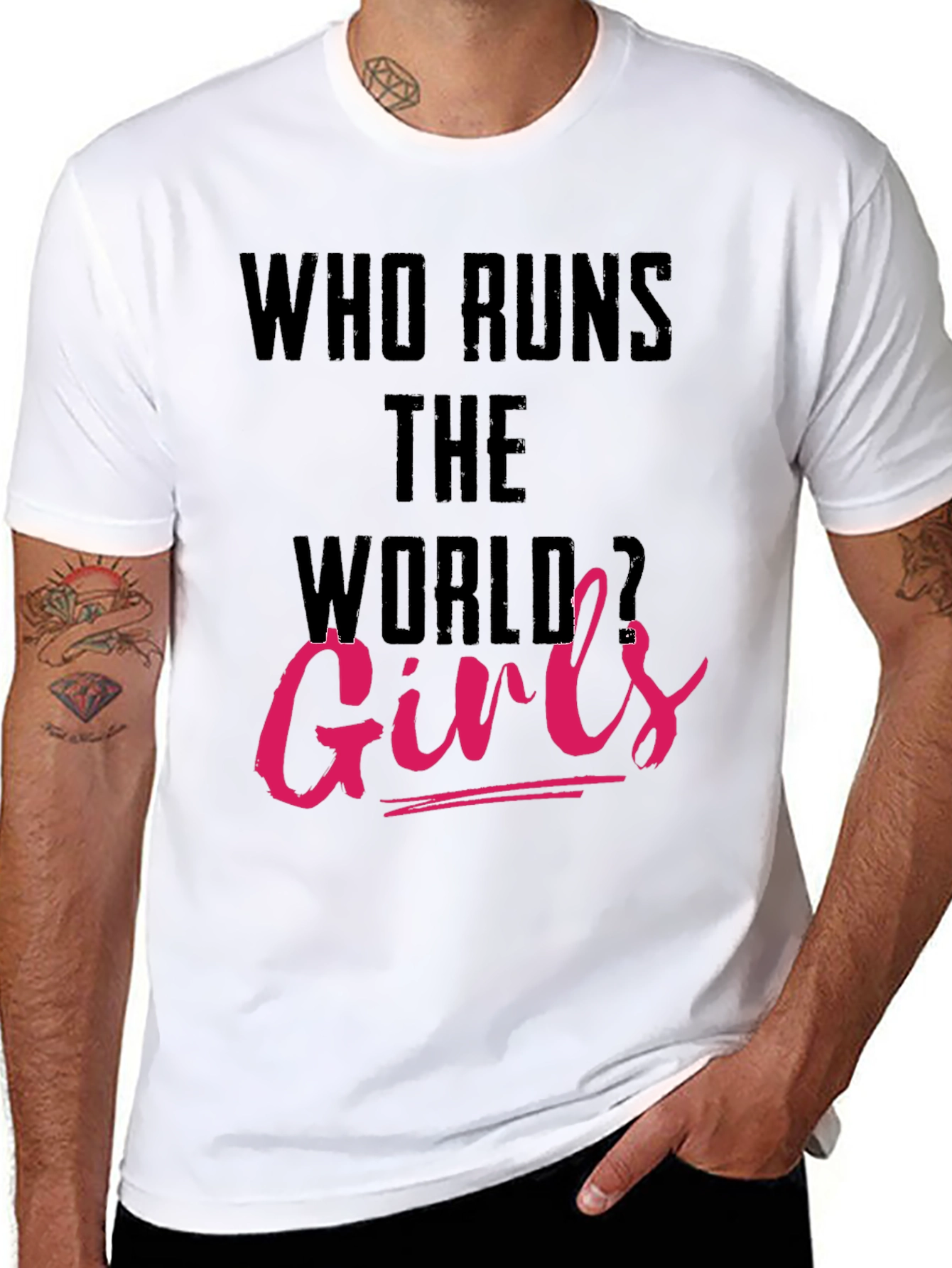 Who Runs The World Girls T-Shirt