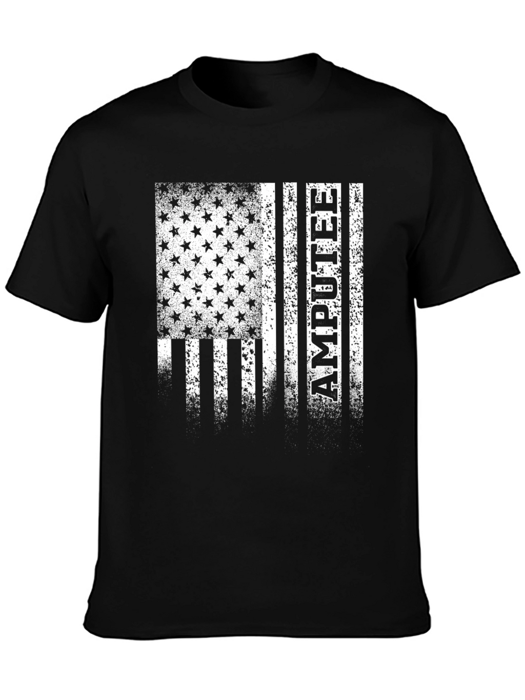 Amputee American Flag Graphic T-Shirt