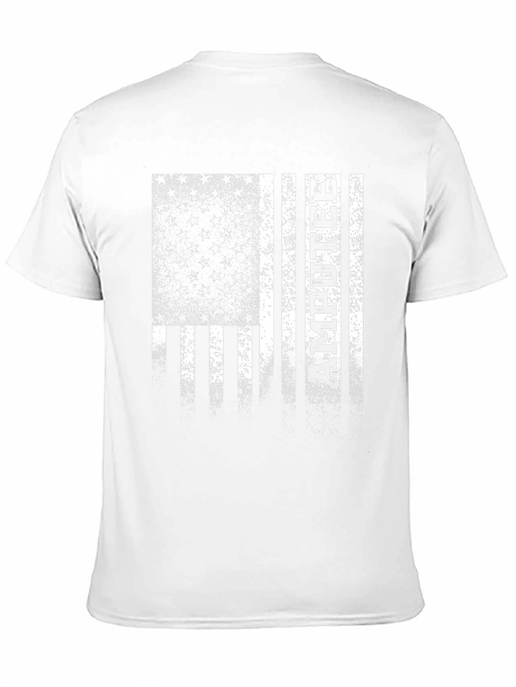 Amputee American Flag Graphic T-Shirt
