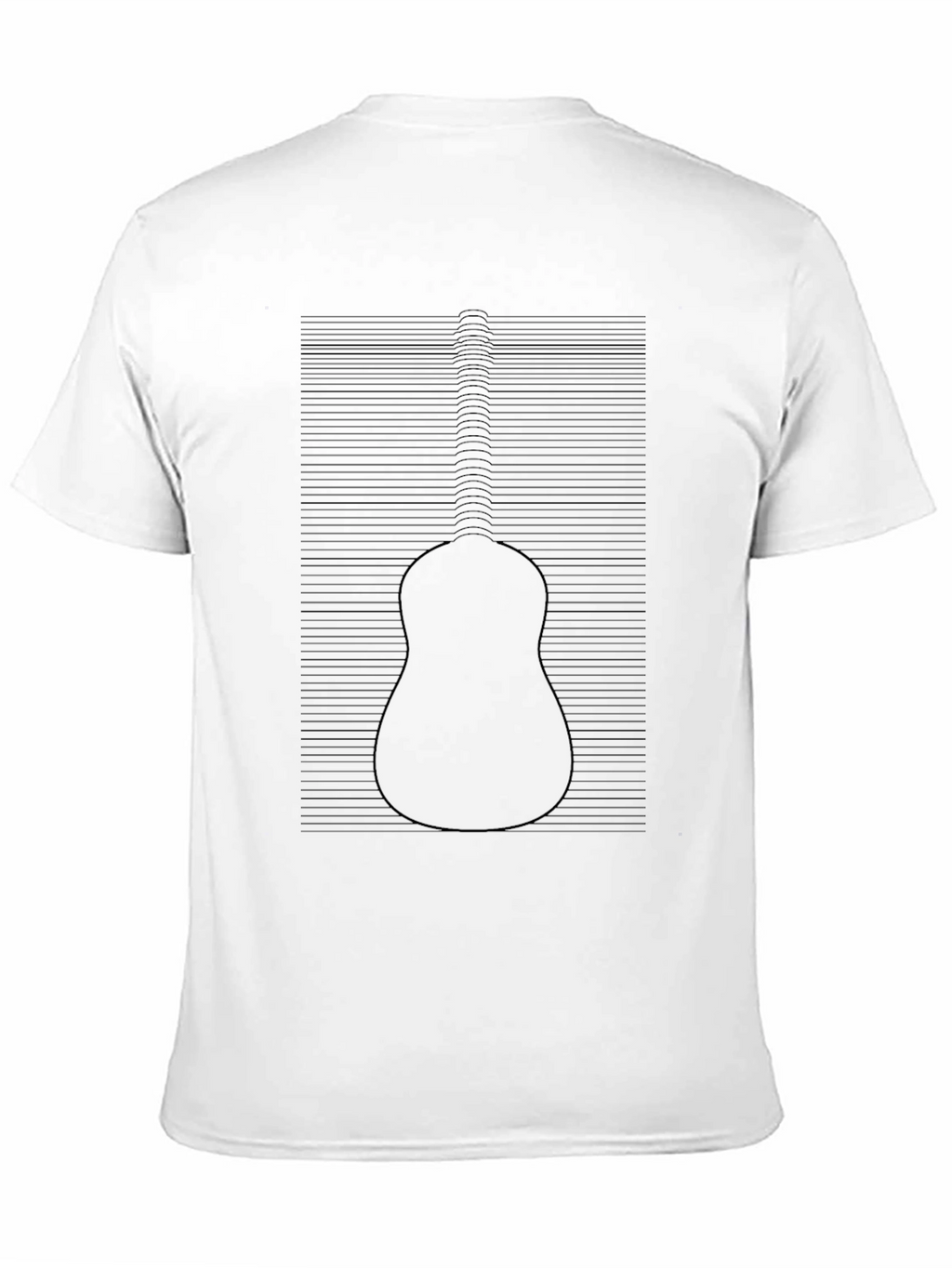 Guitar Illusion Black T-Shirt