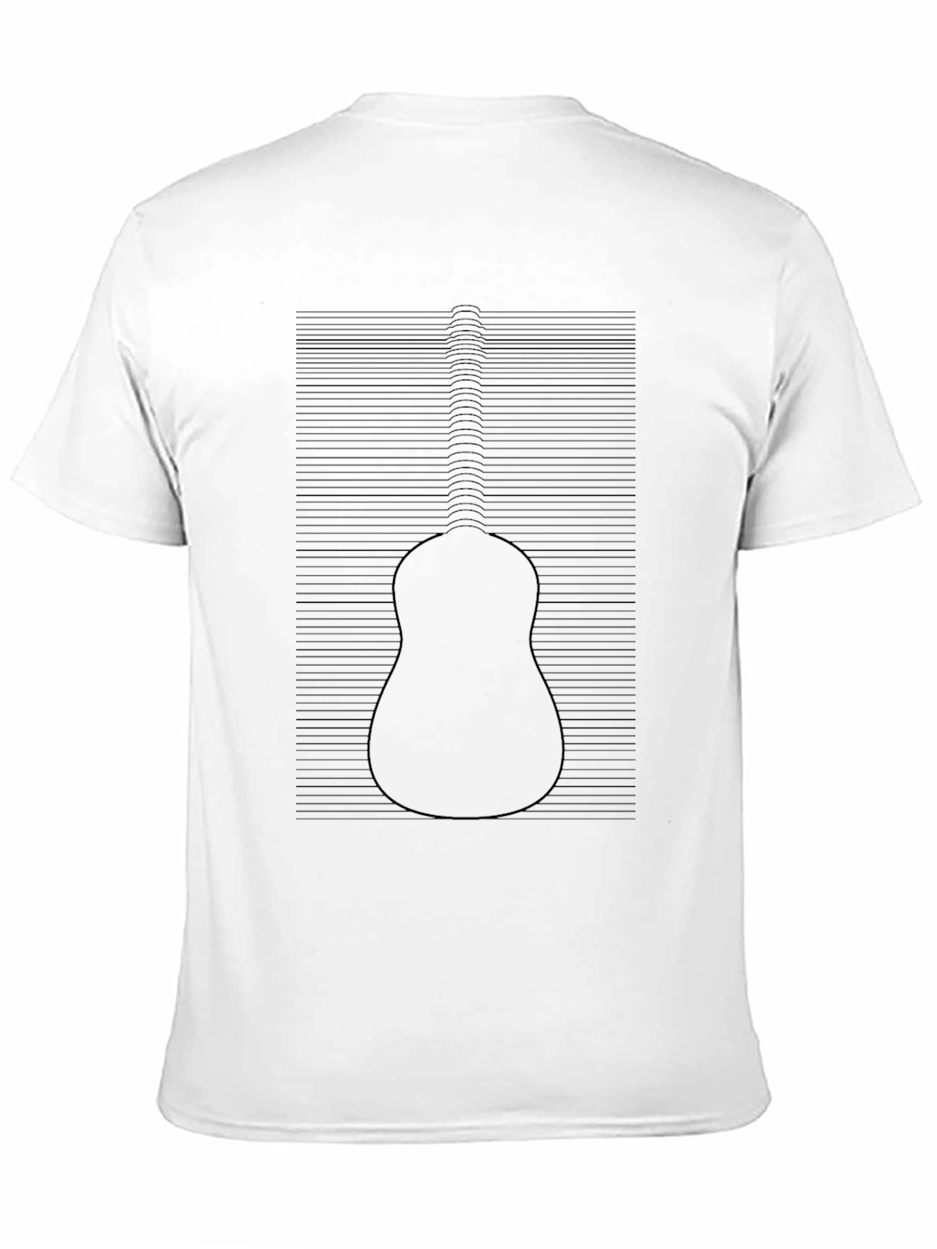 Guitar Illusion Black T-Shirt