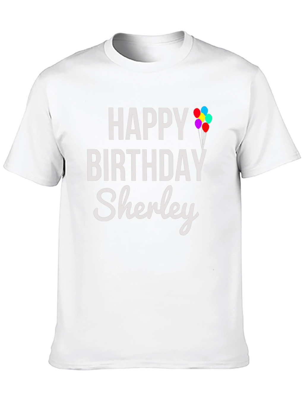 Personalized Happy Birthday T-Shirt