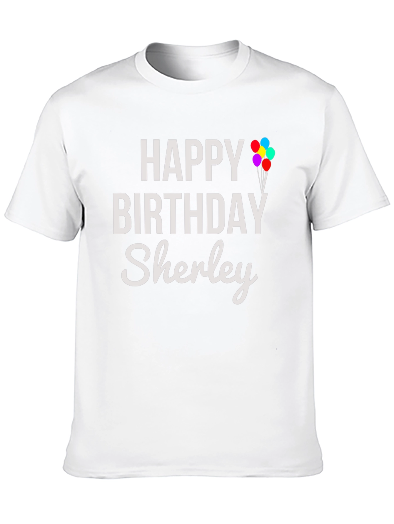 Personalized Happy Birthday T-Shirt