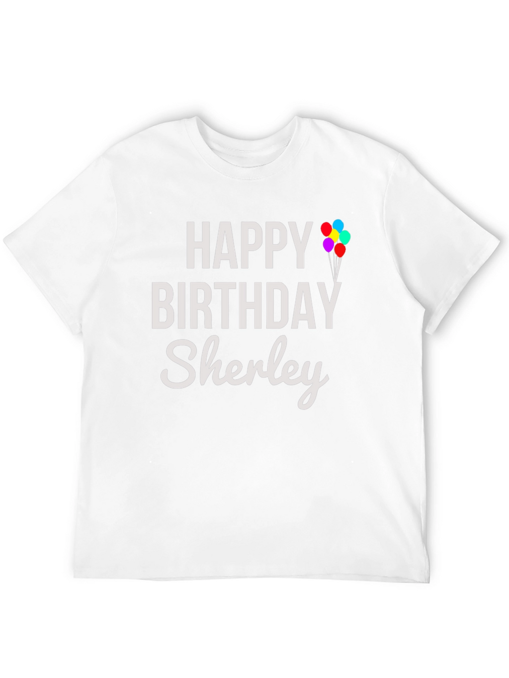 Personalized Happy Birthday T-Shirt