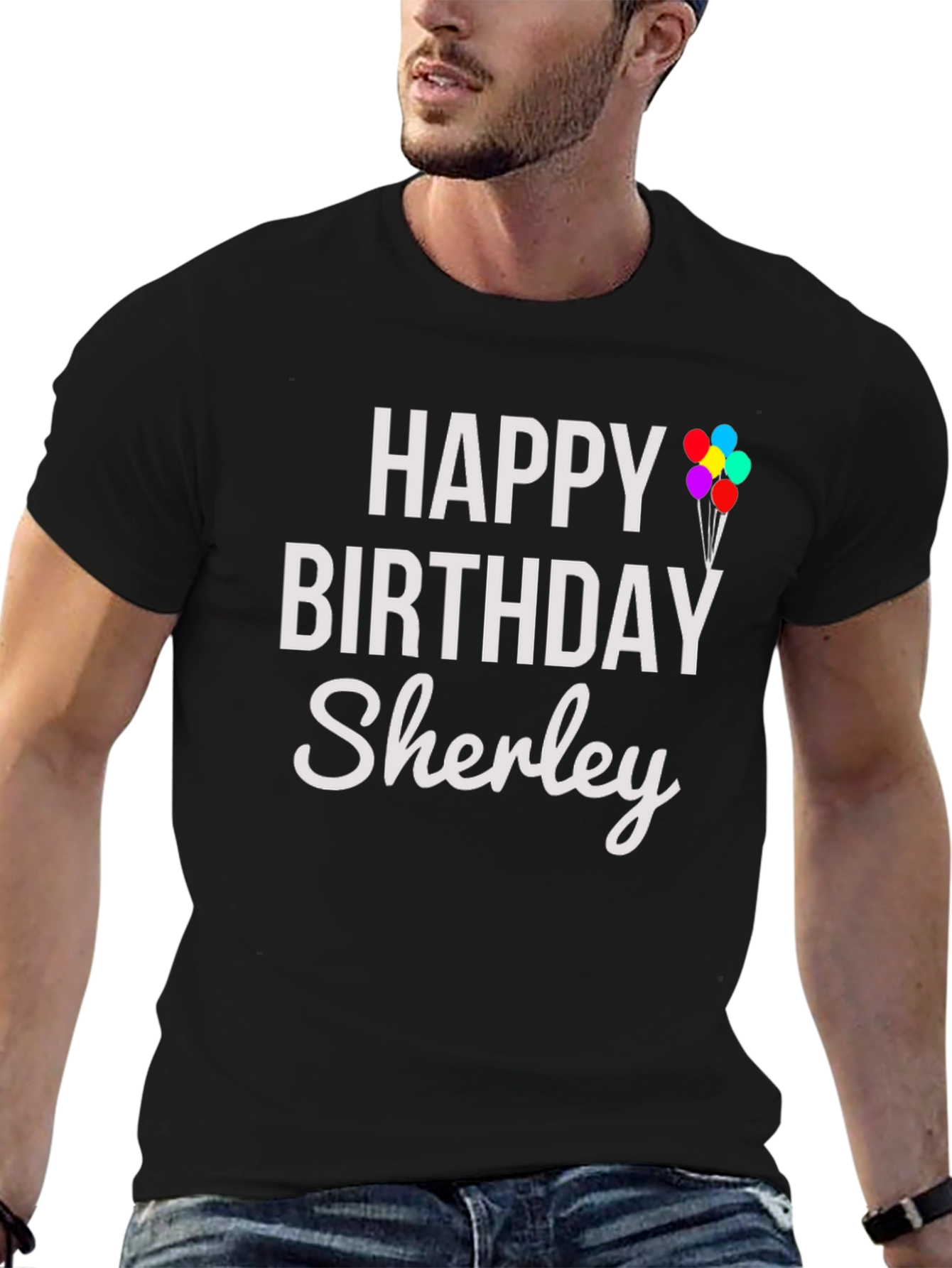 Personalized Happy Birthday T-Shirt