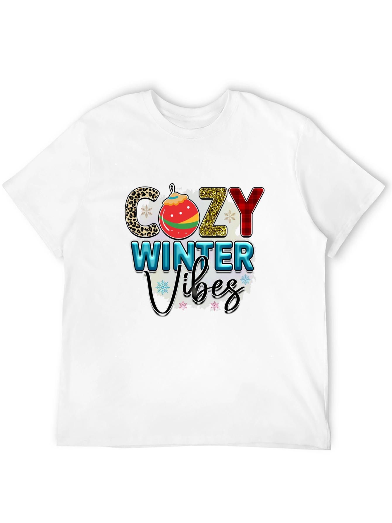 Cozy Winter Vibes Graphic T-Shirt
