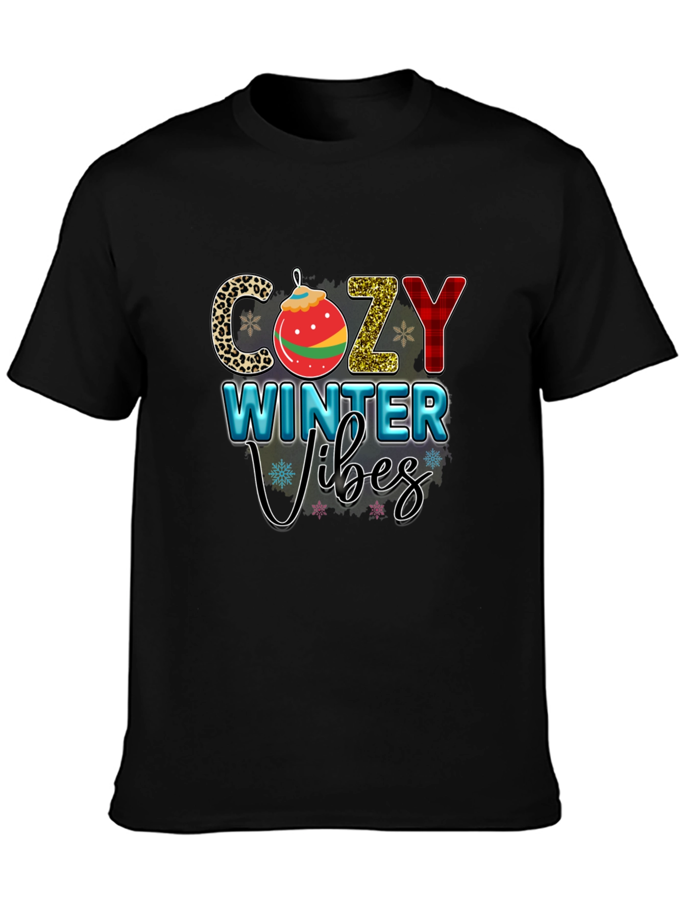 Cozy Winter Vibes Graphic T-Shirt