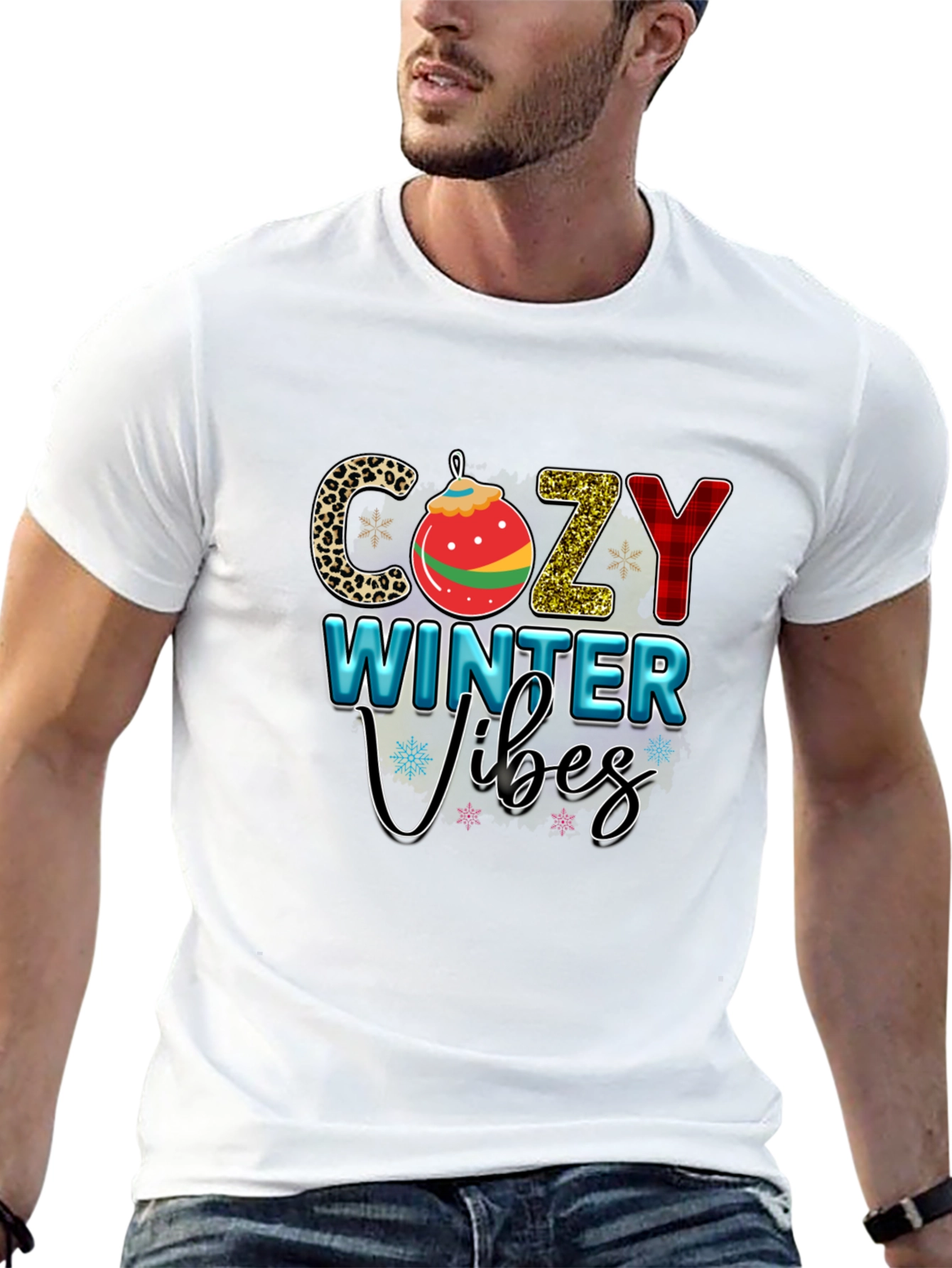 Cozy Winter Vibes Graphic T-Shirt