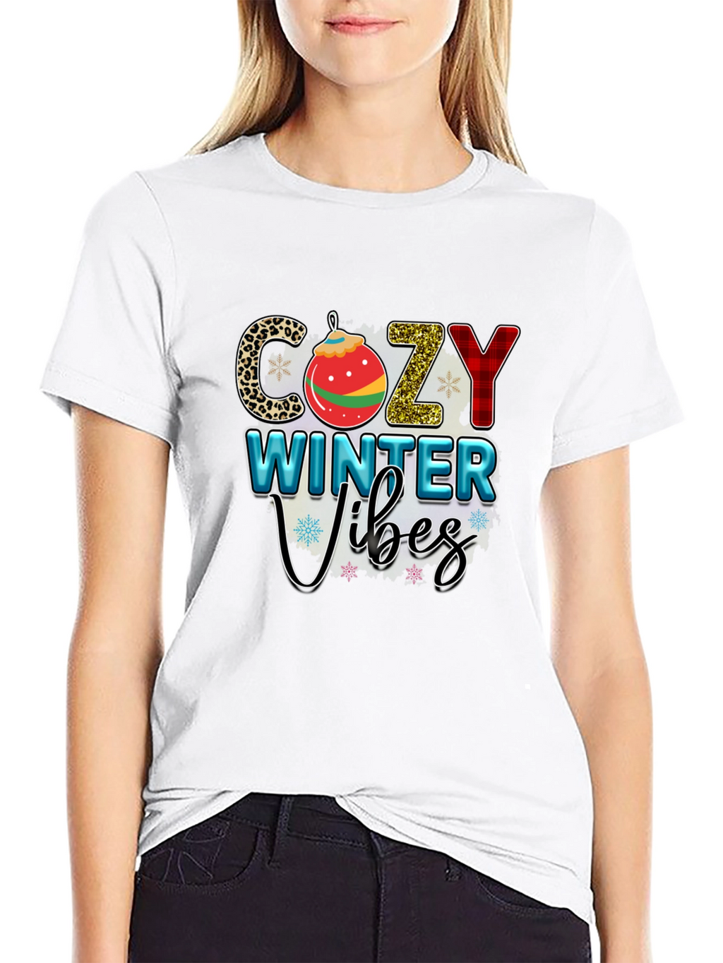 Cozy Winter Vibes Graphic T-Shirt