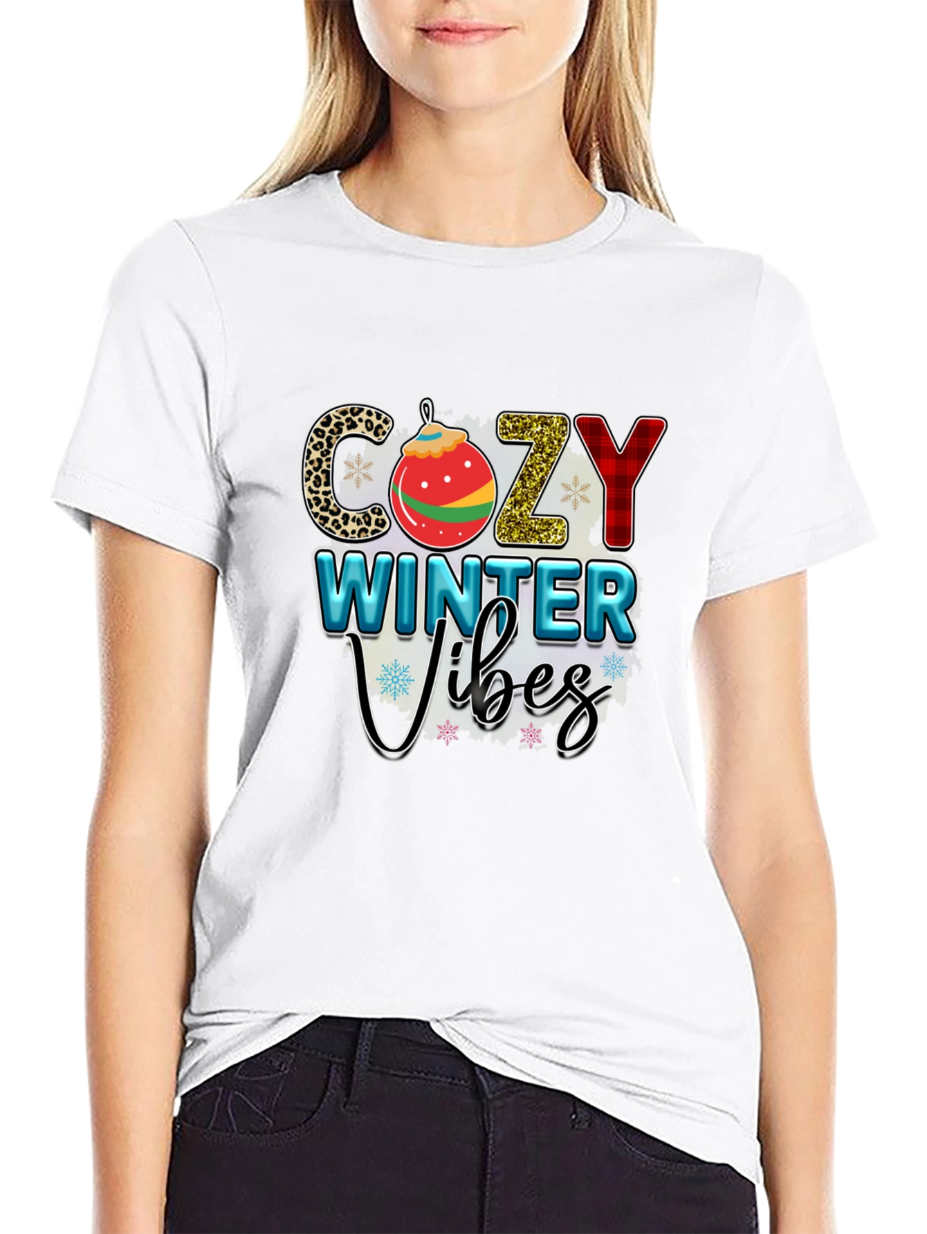 Cozy Winter Vibes Graphic T-Shirt